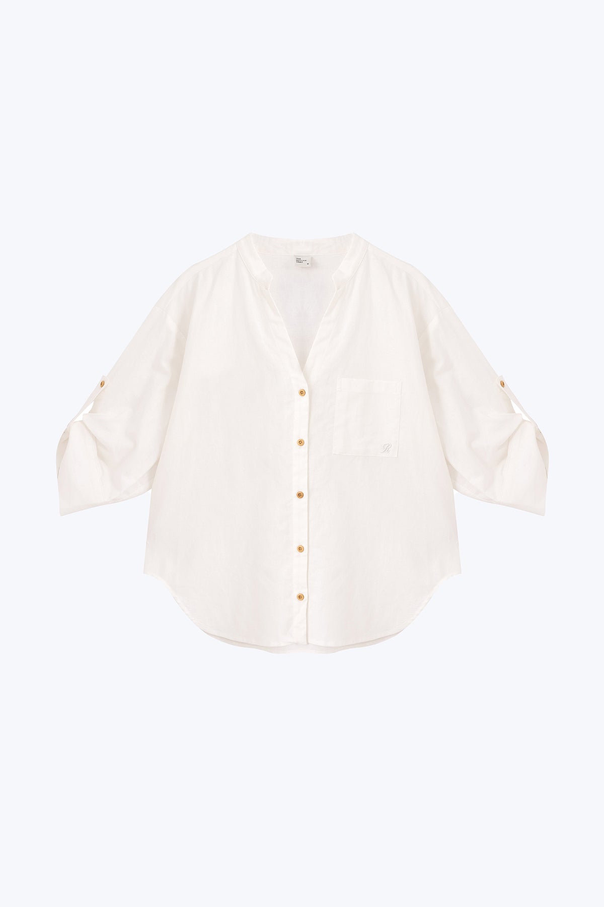 Front Button Blouse - Cream