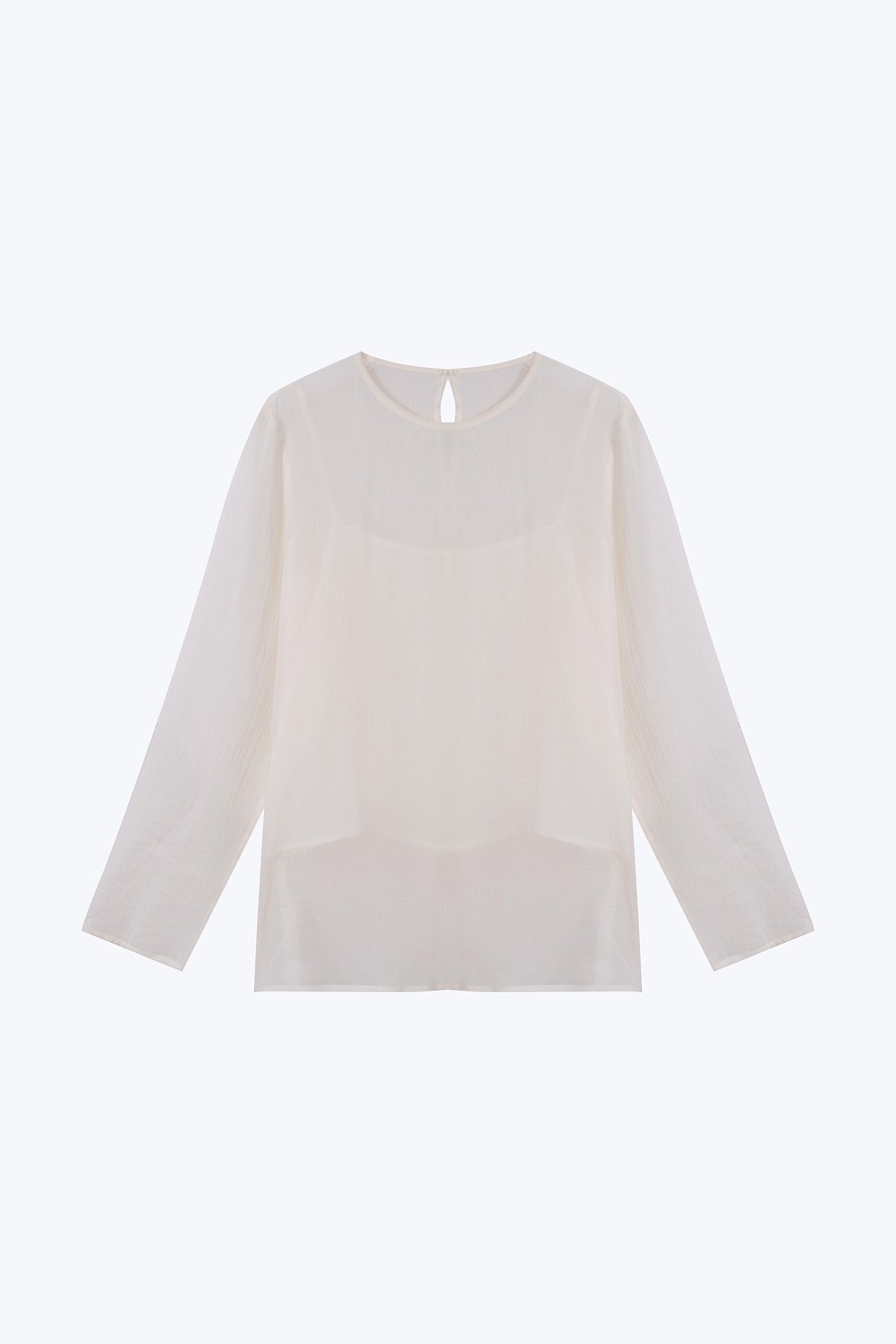 Double Layer Blouse - Cream