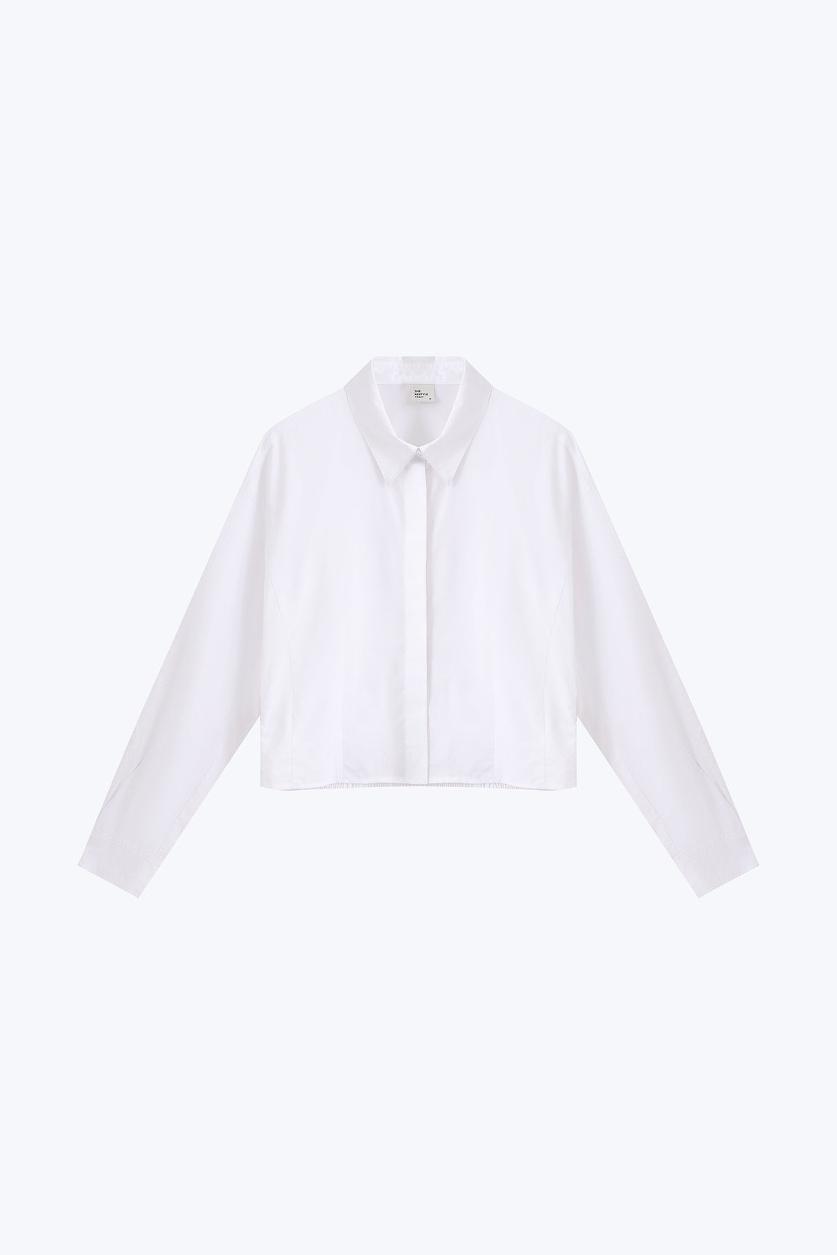 Dart Long Sleeve Blouse - Cream