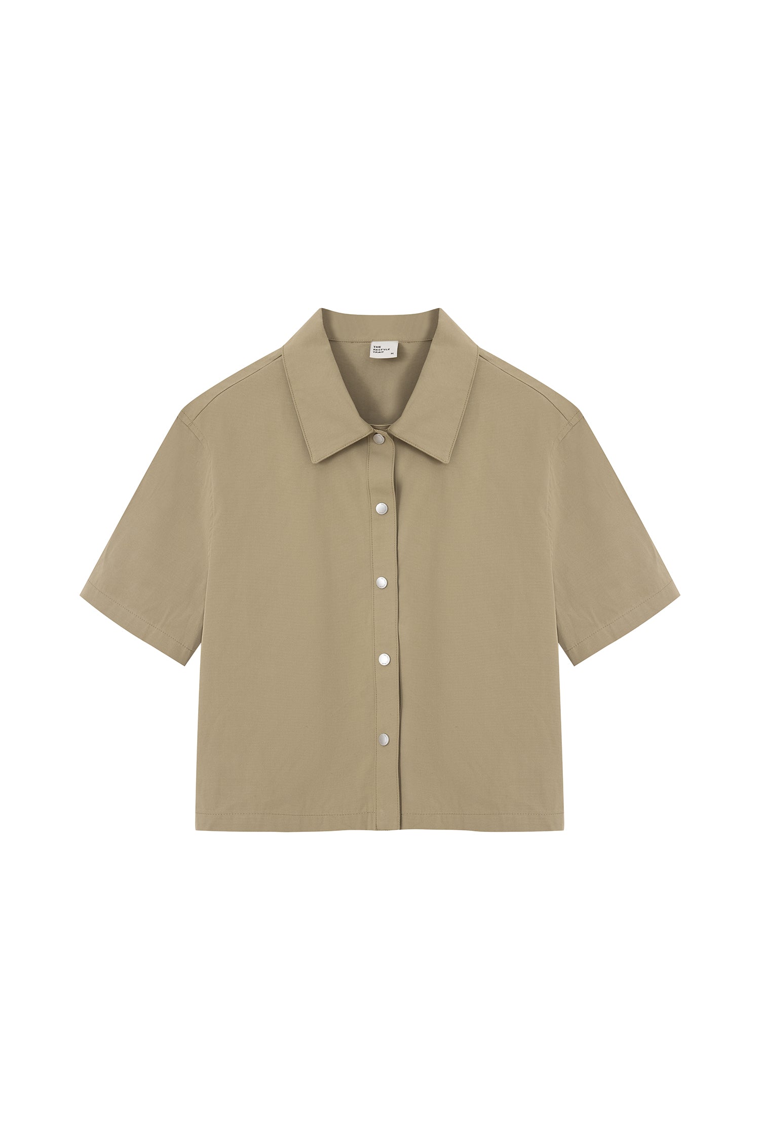 Snap Button Blouse - Sage