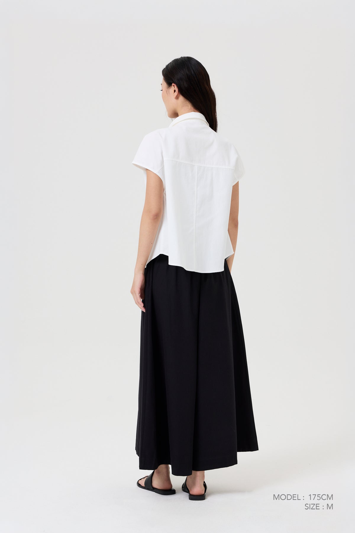 Cap Sleeve Blouse - Cream