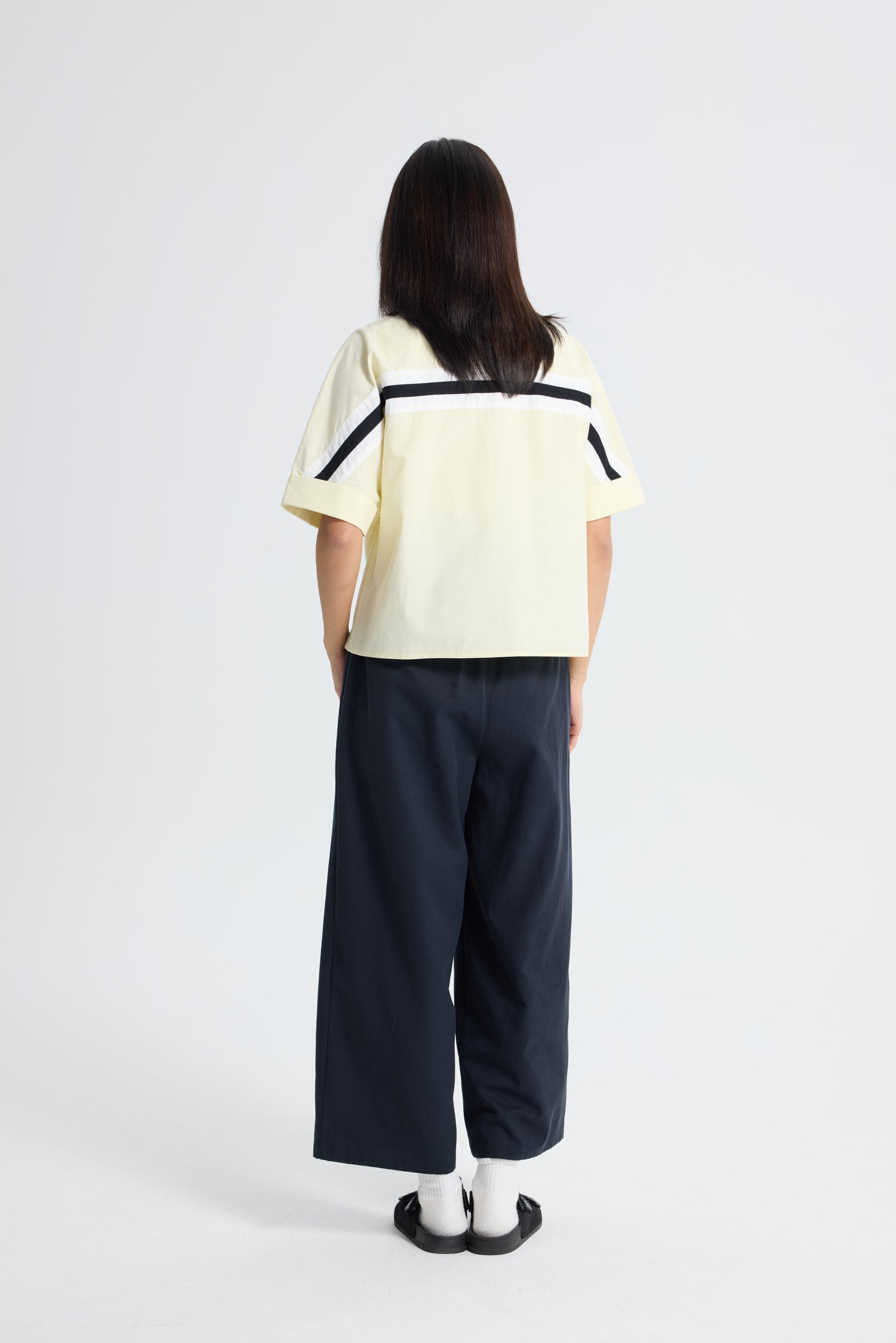 Back-Tape Blouse - Butter
