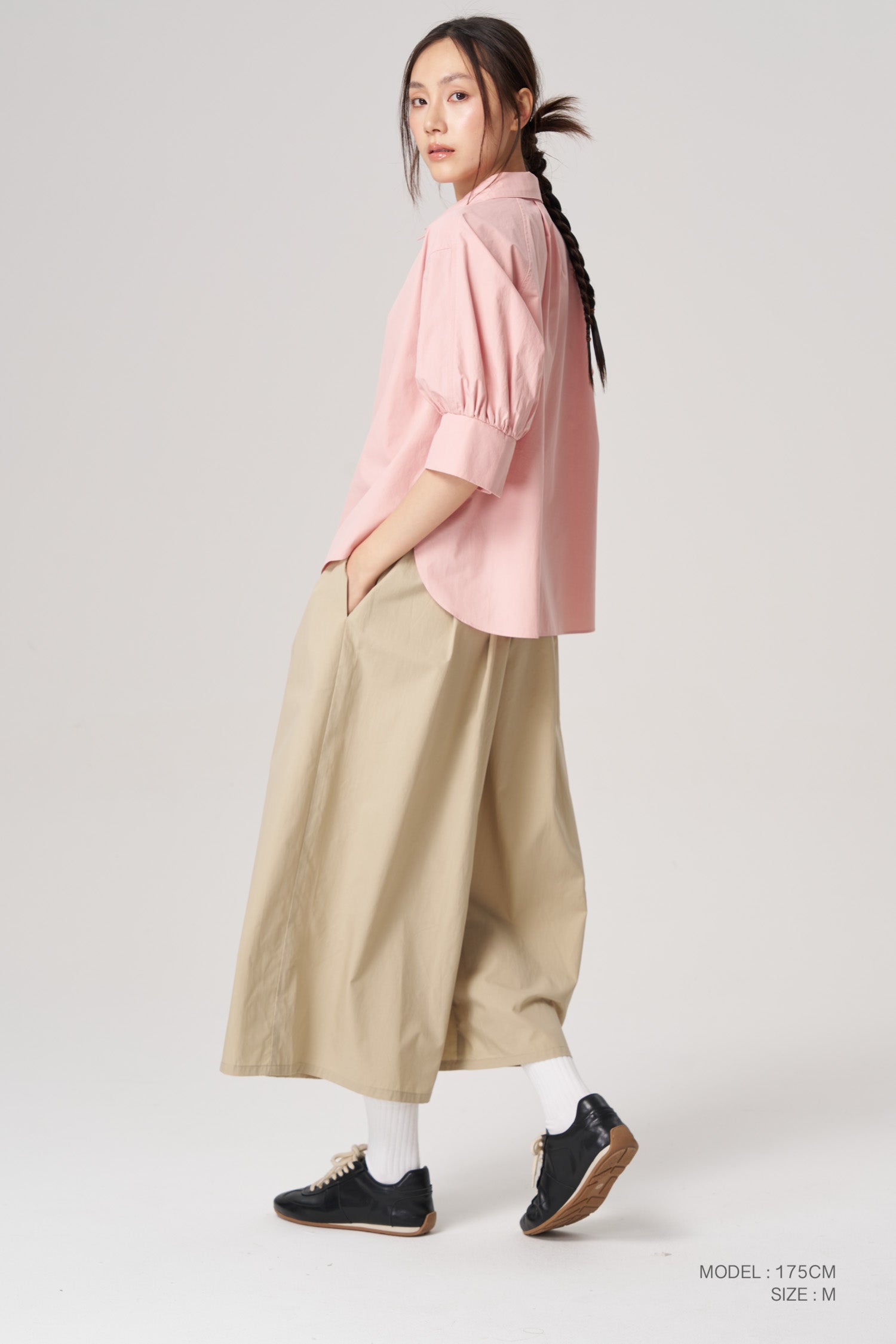 Gathered Blouse - Dusty Rose