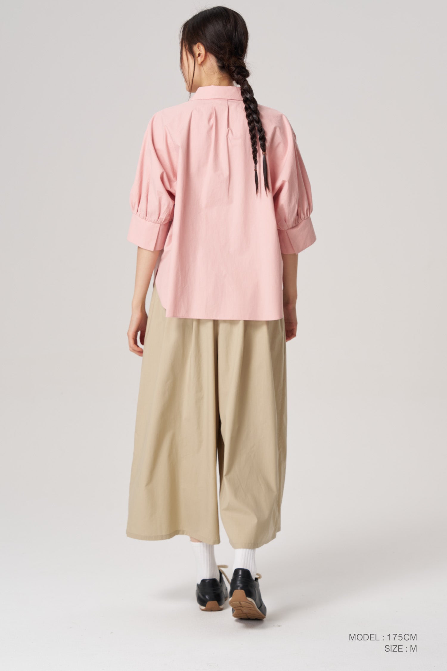 Gathered Blouse - Dusty Rose
