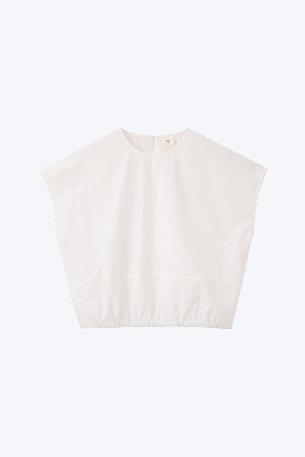 Drawcord Hem Blouse - Cream