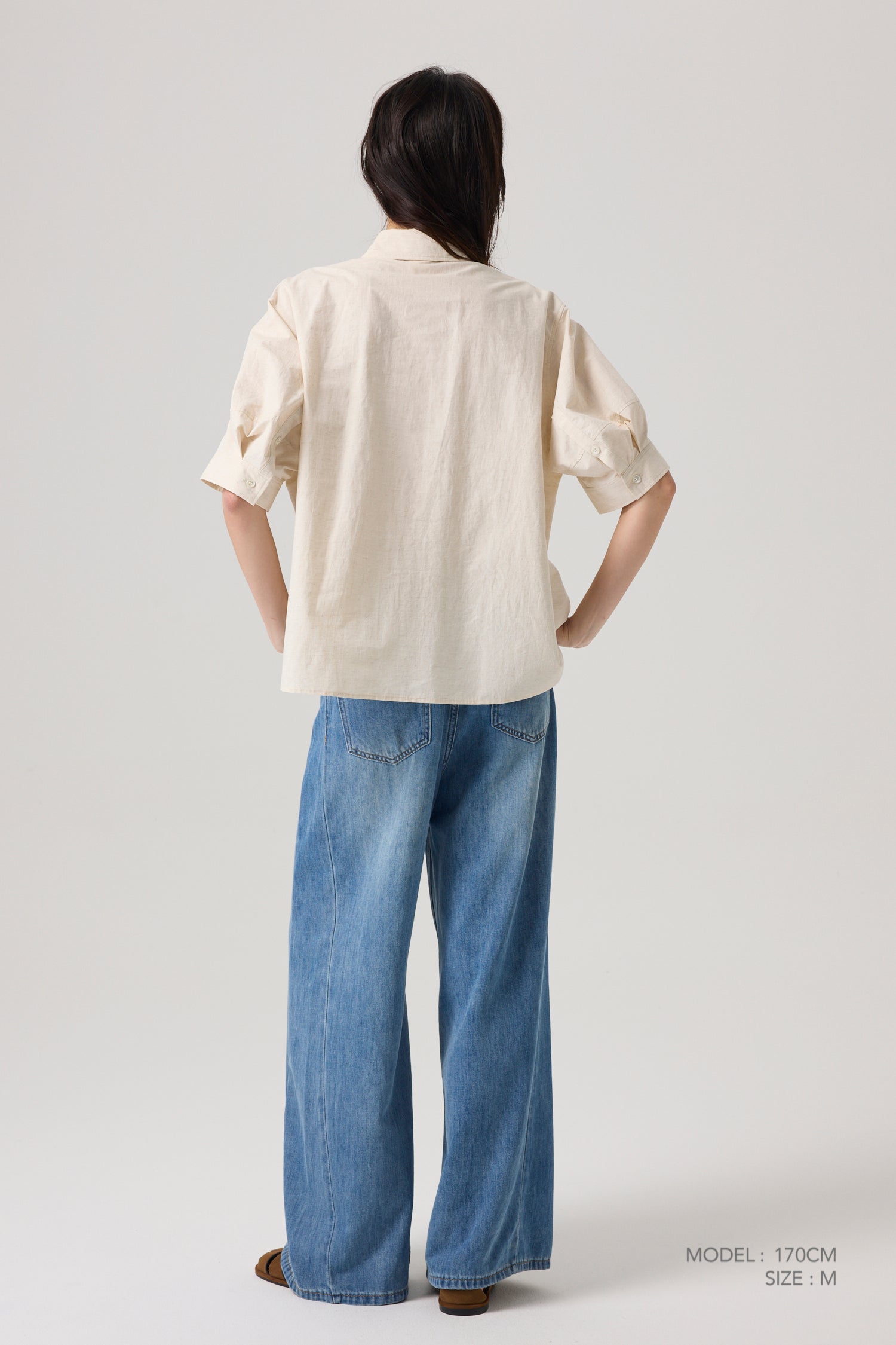 Patch Pocket Blouse - Ecru