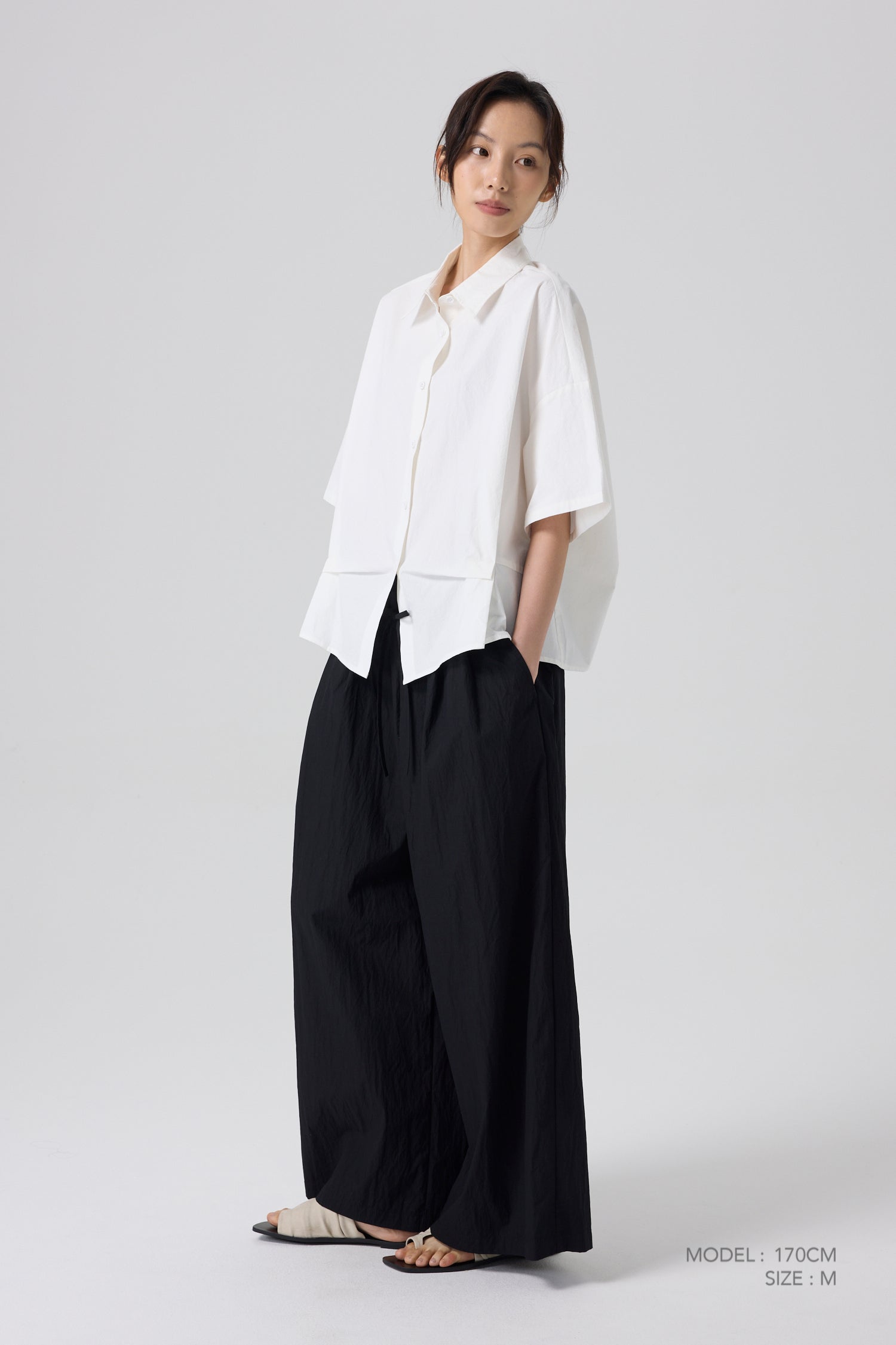 Front Dart Blouse - Cream