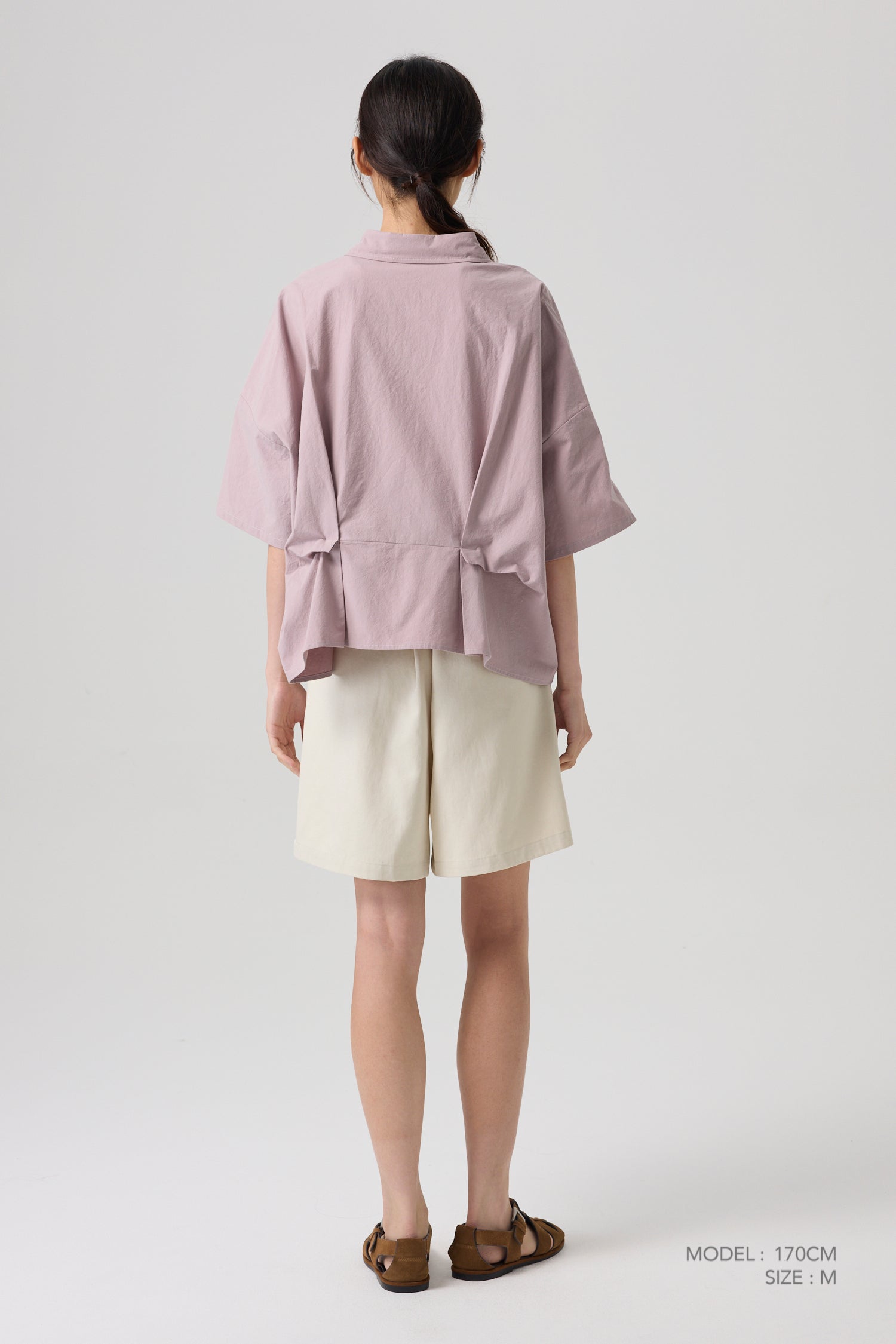 Front Dart Blouse - Dusk Pink