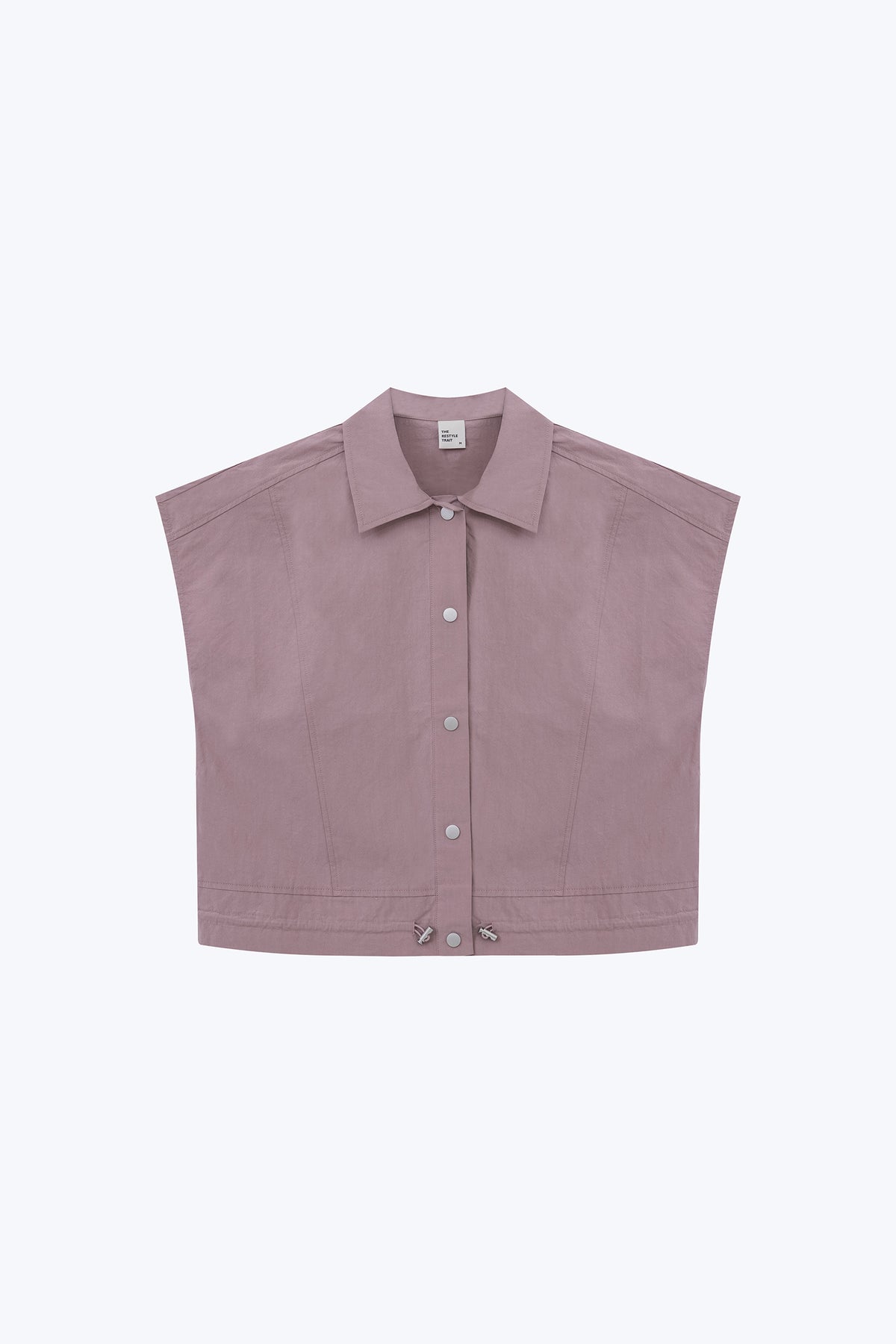 Drawcord Blouse - Dusk Pink