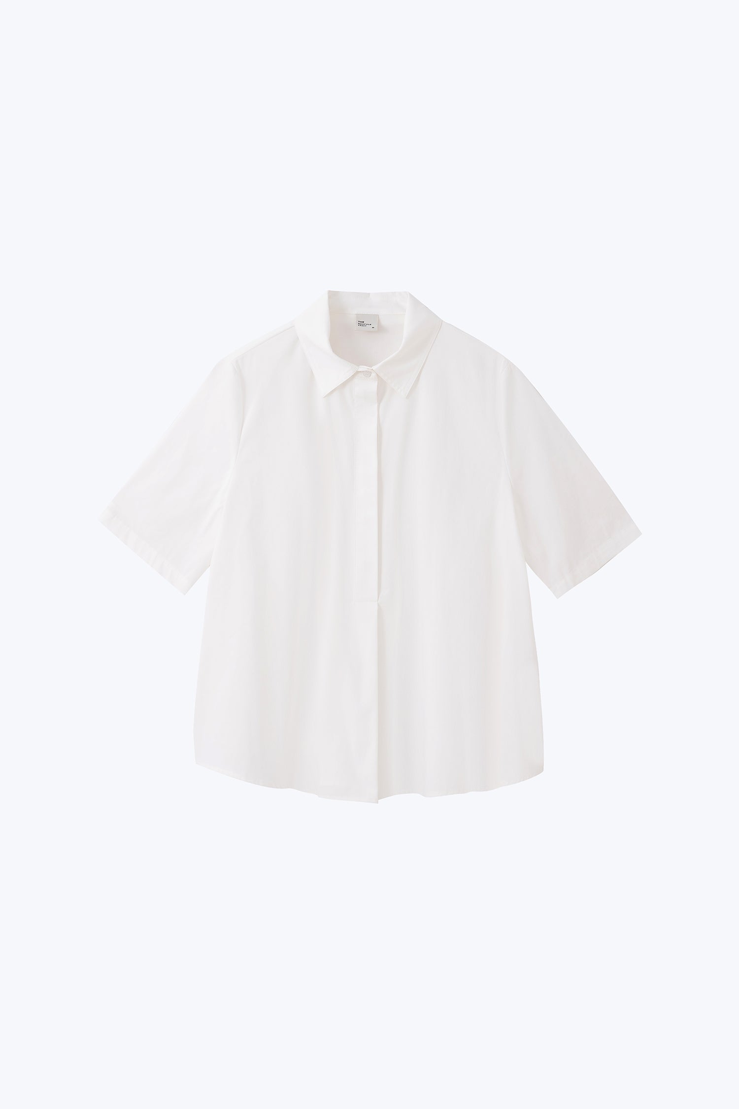Half Placket Blouse - Cream