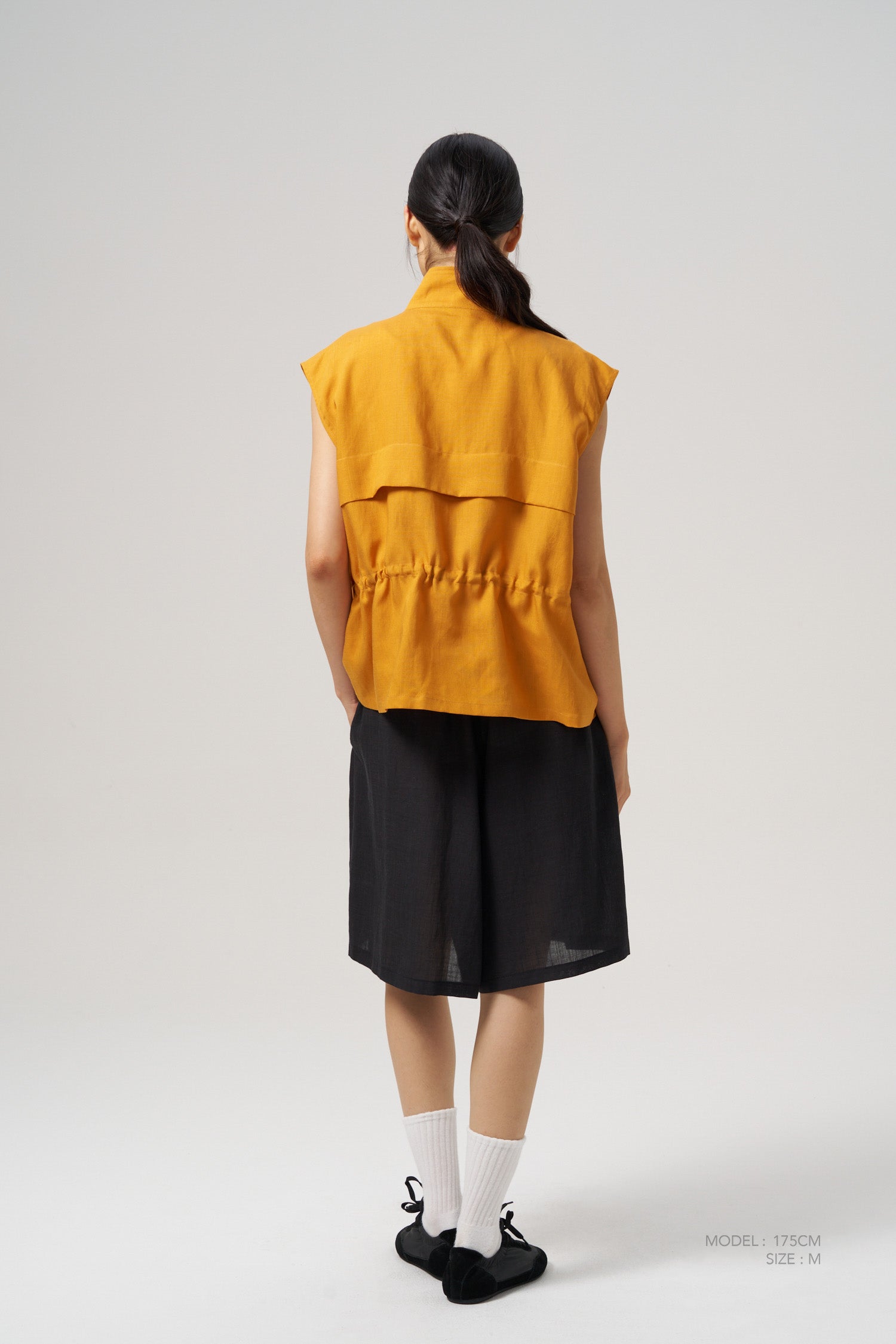Patch Pocket Vest - Pumpkin