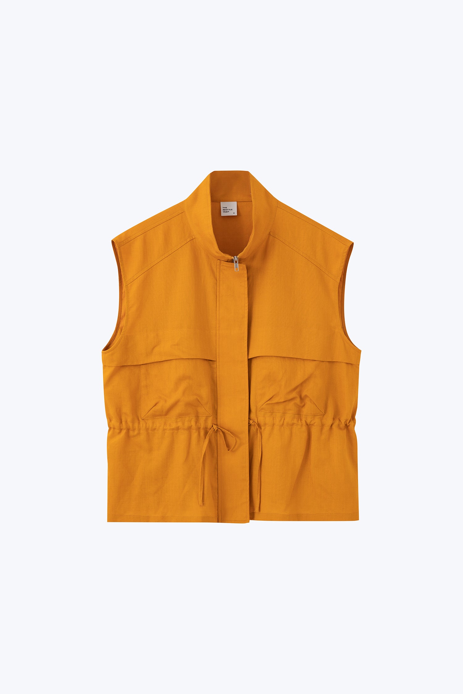 Patch Pocket Vest - Pumpkin