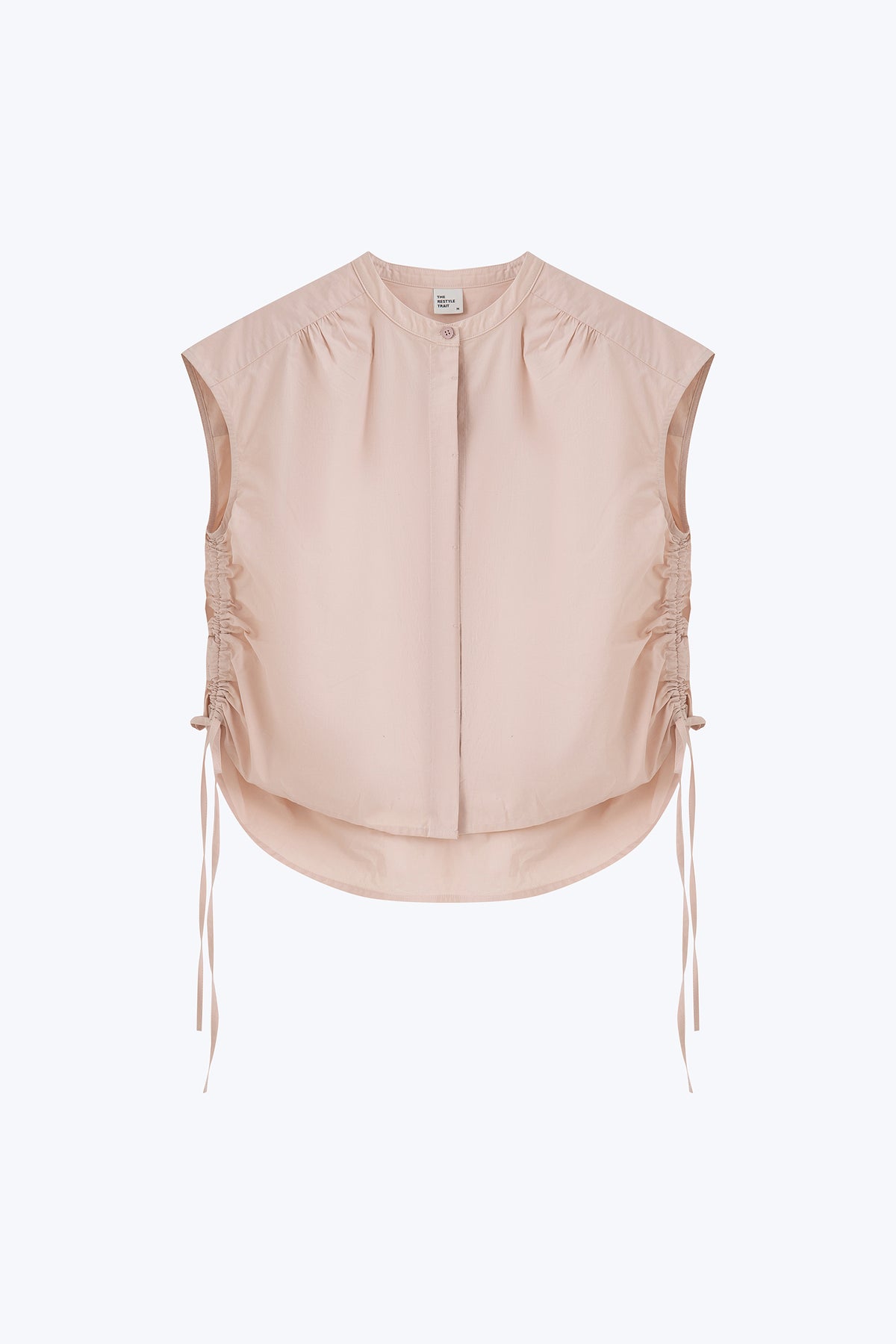 Drawstring Blouse - Blush