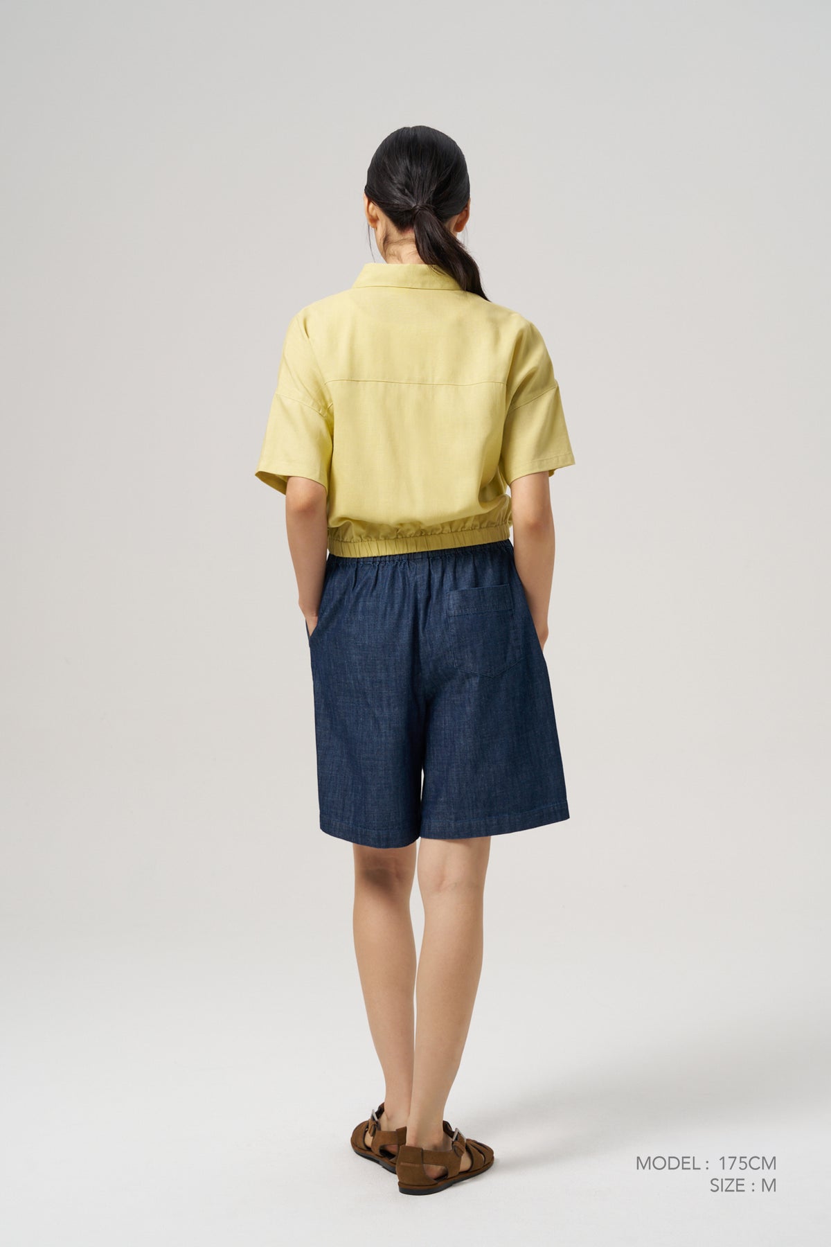 Patch Pocket Blouse - Lemon