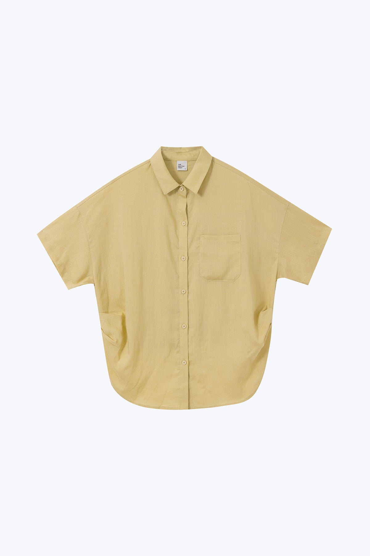Patch Pocket Blouse - Lemon