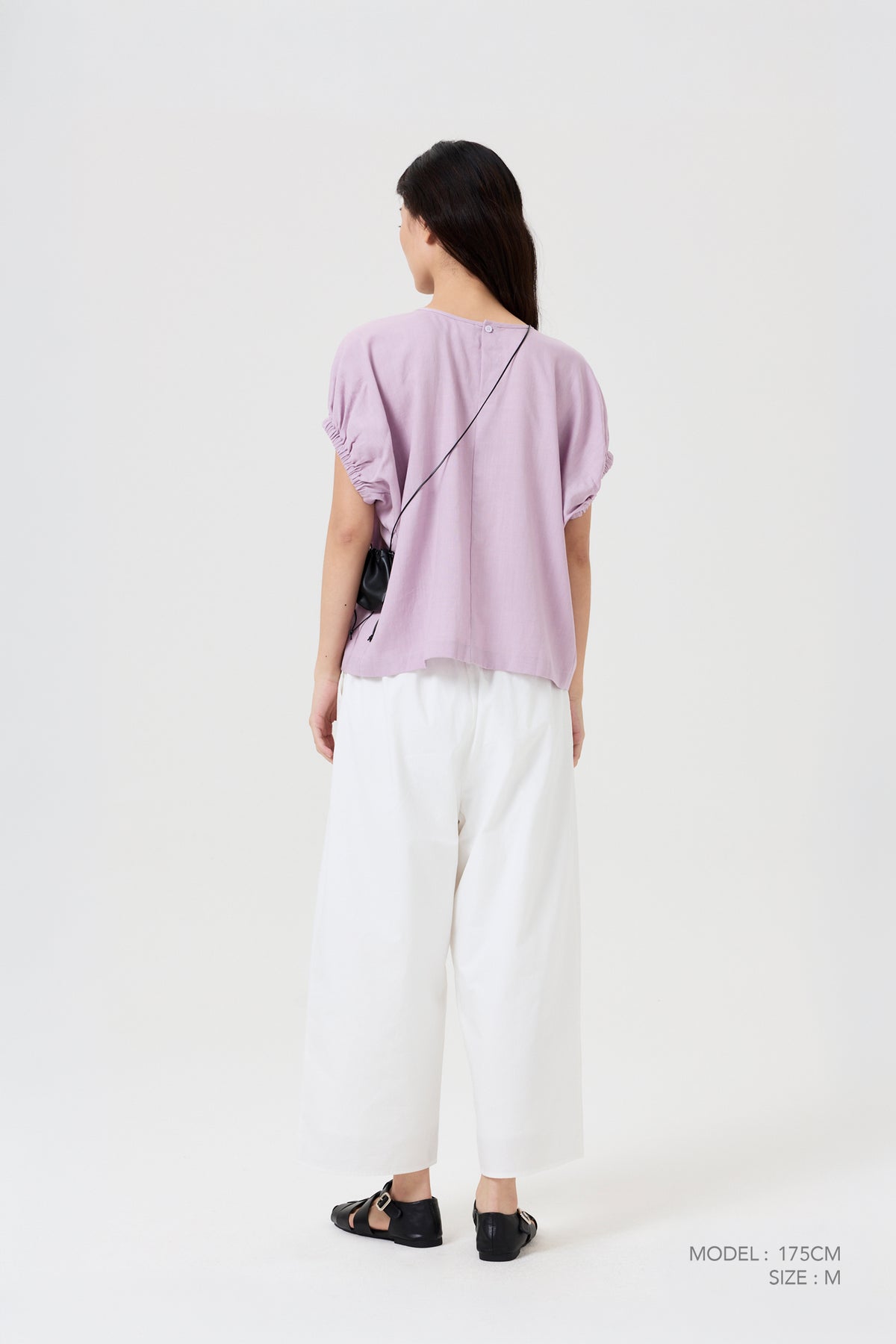Elasticised Cuff Blouse - Yam
