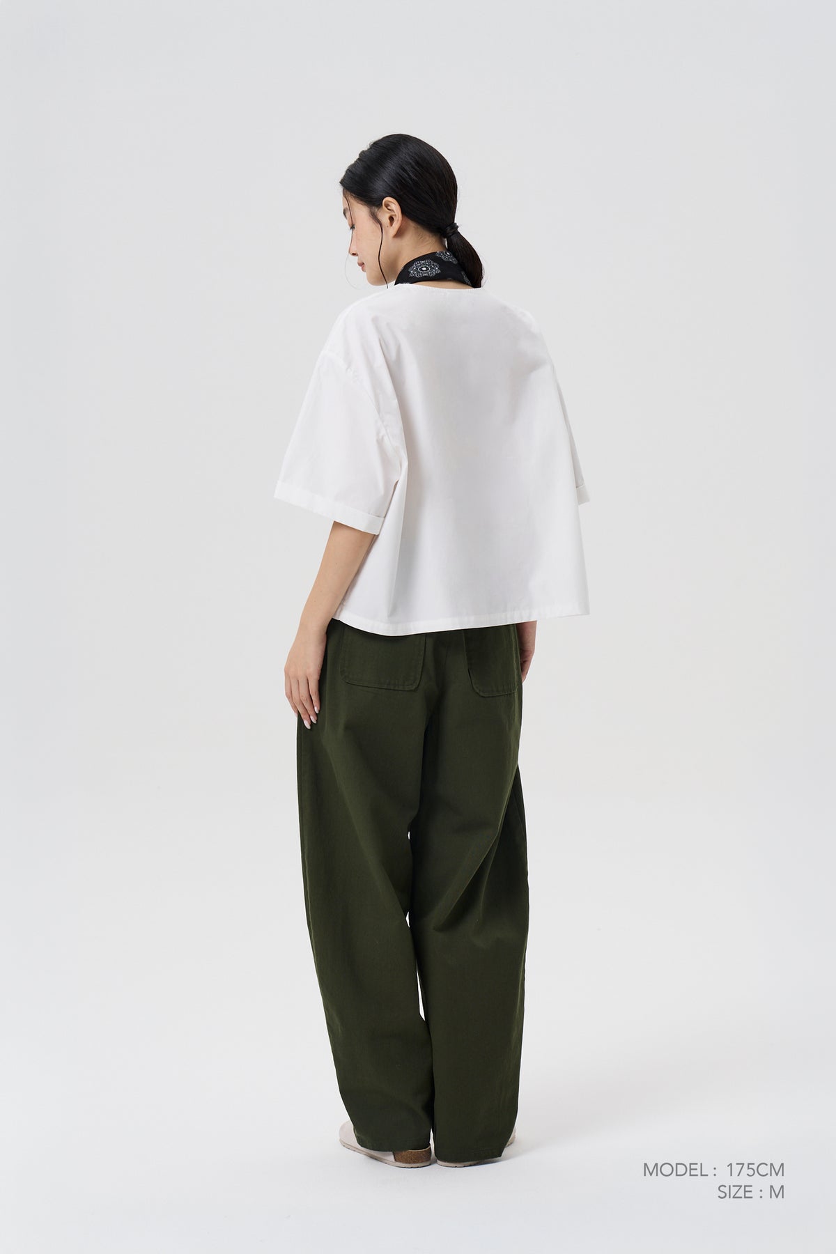 Patch Pocket Blouse - Cream