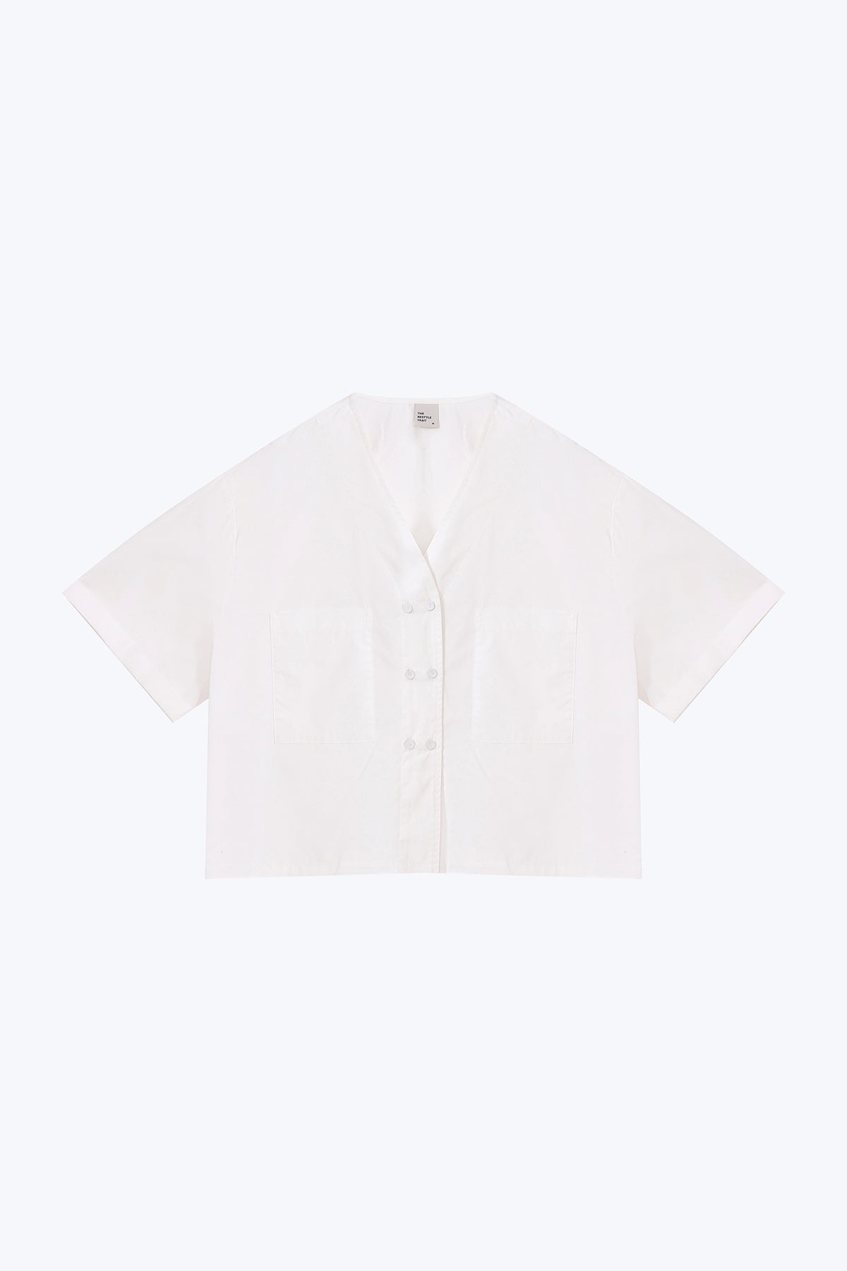 Patch Pocket Blouse - Cream