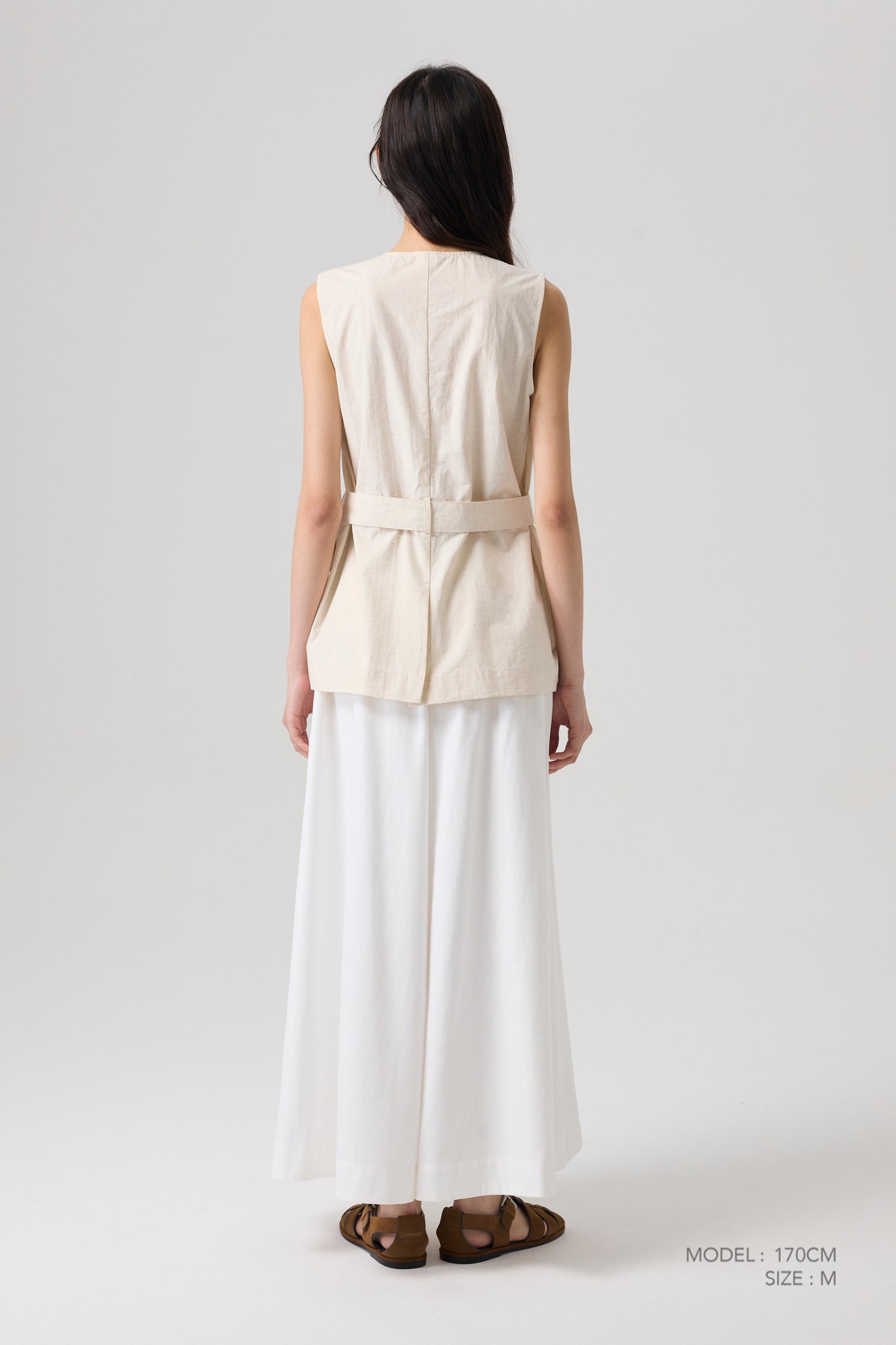 Utility Vest - Ecru