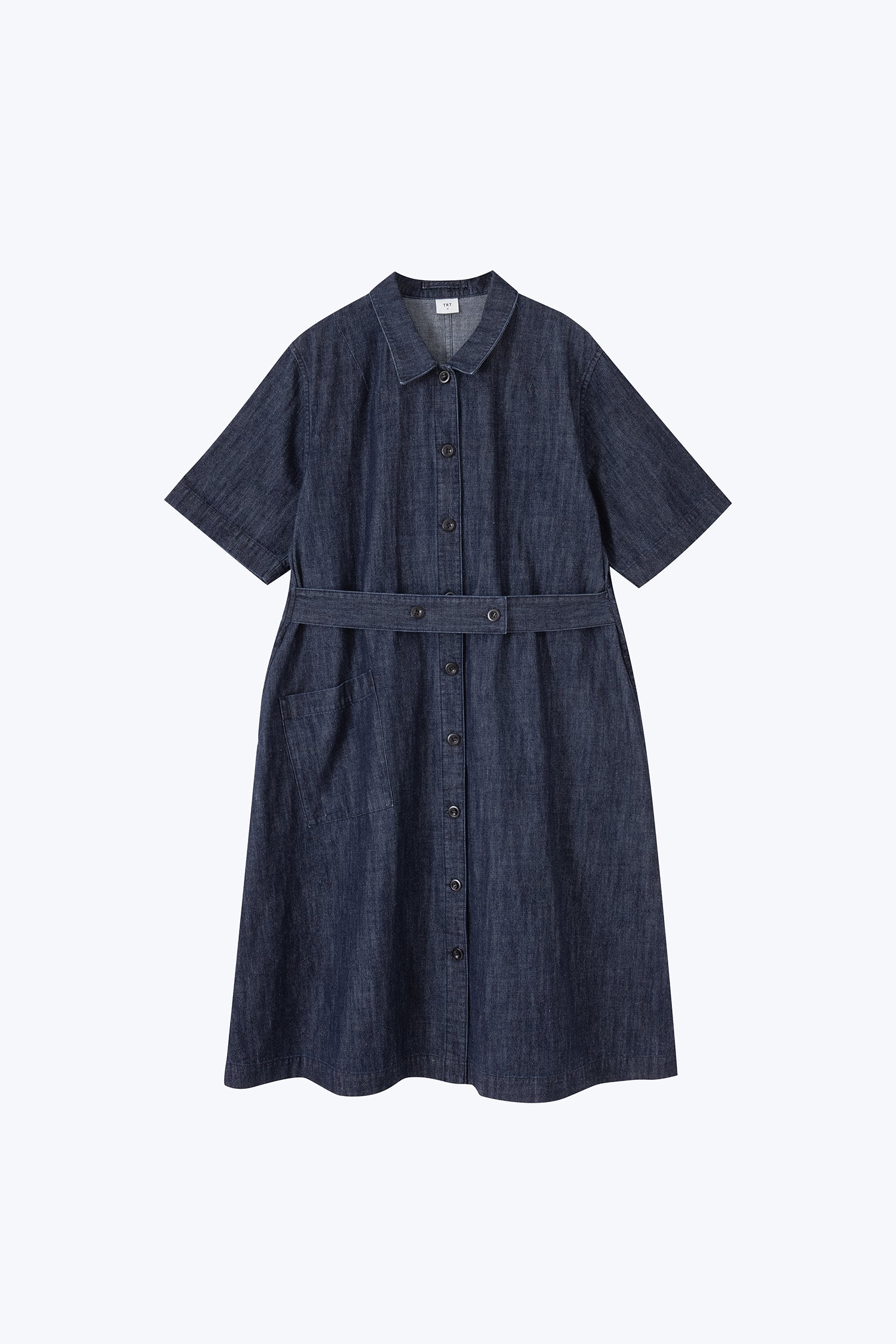 Denim Shirtdress - Dark Denim