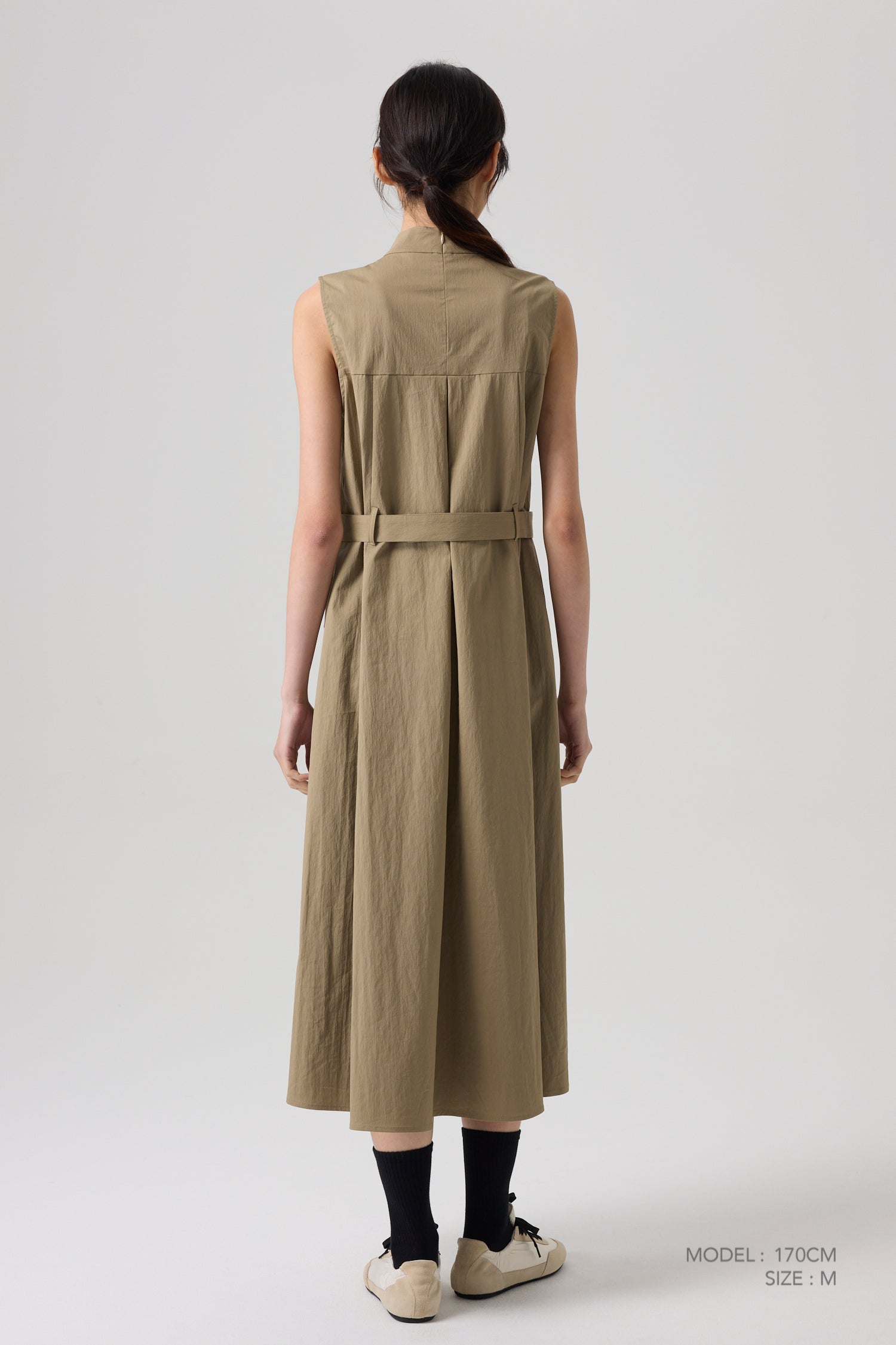 Patch Pocket Dress - Cocoa