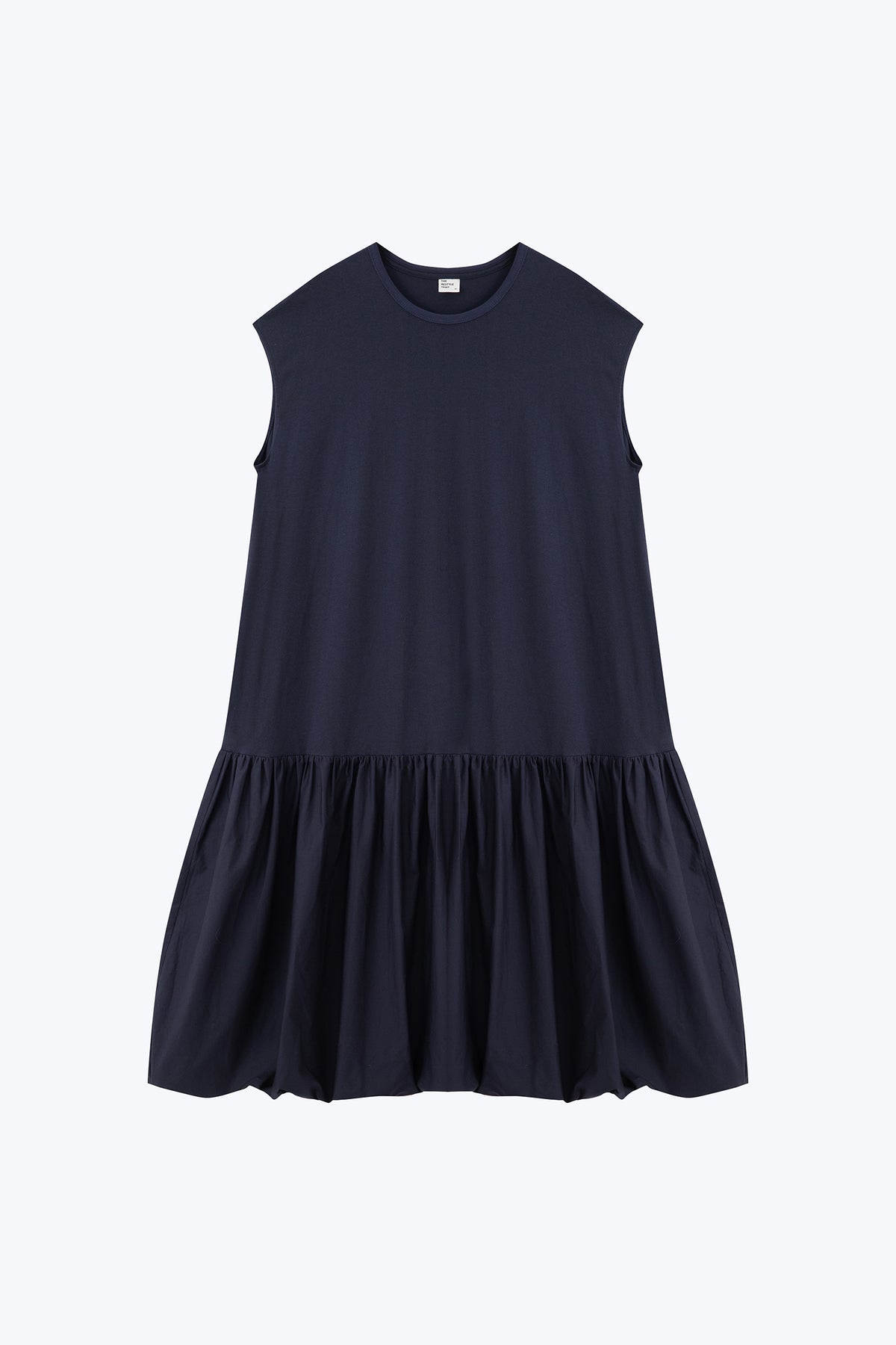 Cloud Hem Dress - Navy