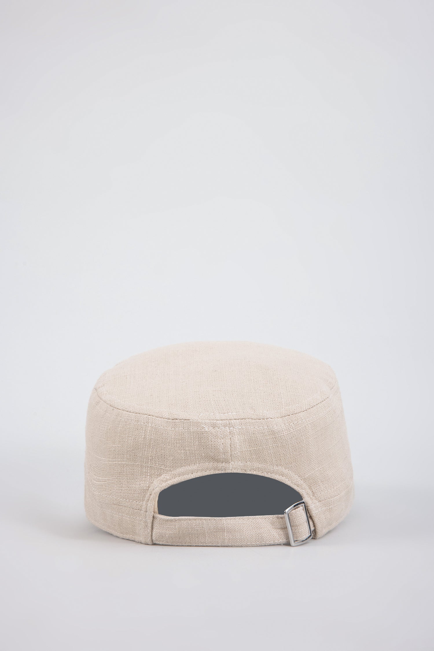 Flat Top Hat - Beige