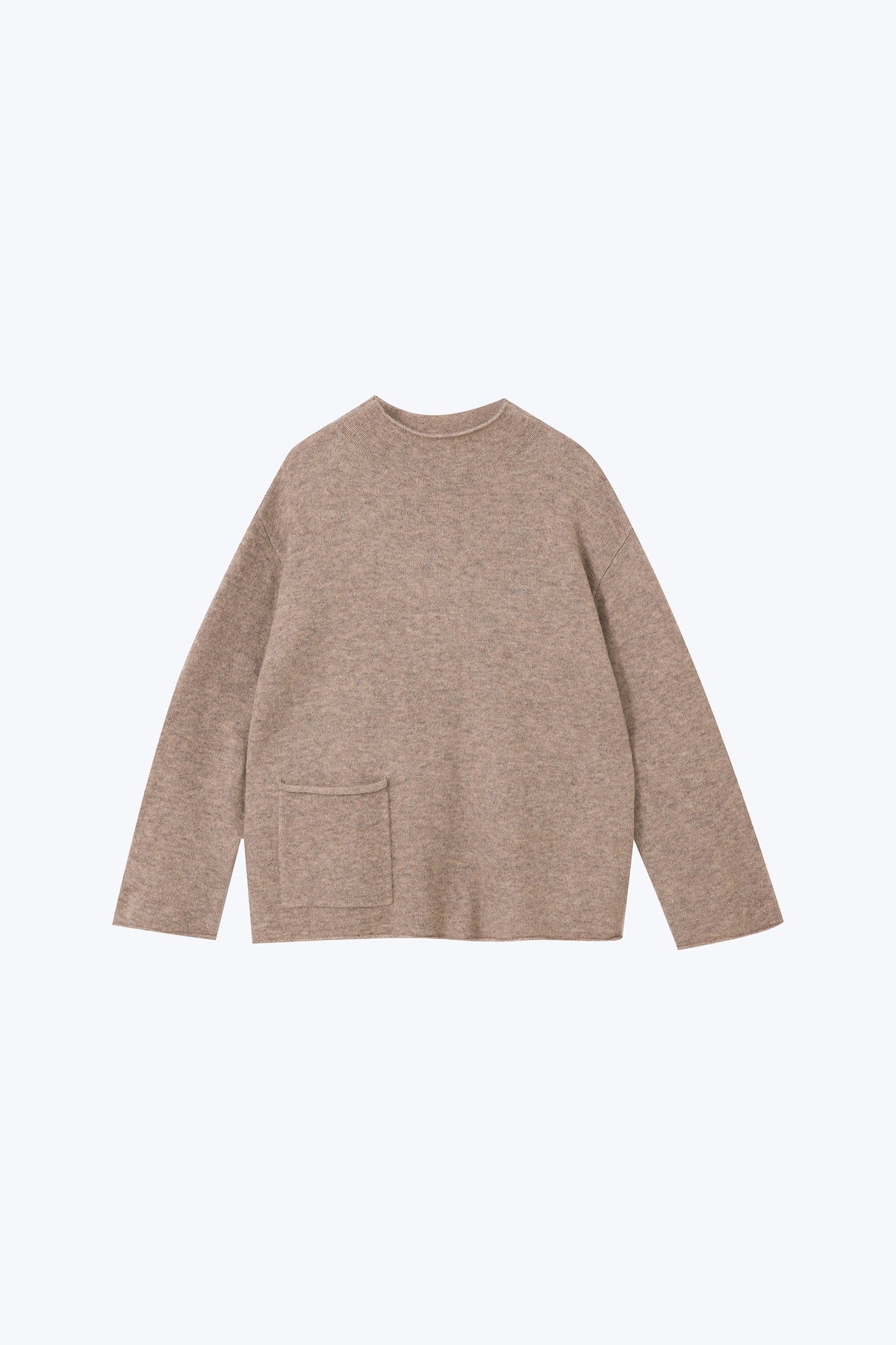 Funnel Neck Sweater - Ecru