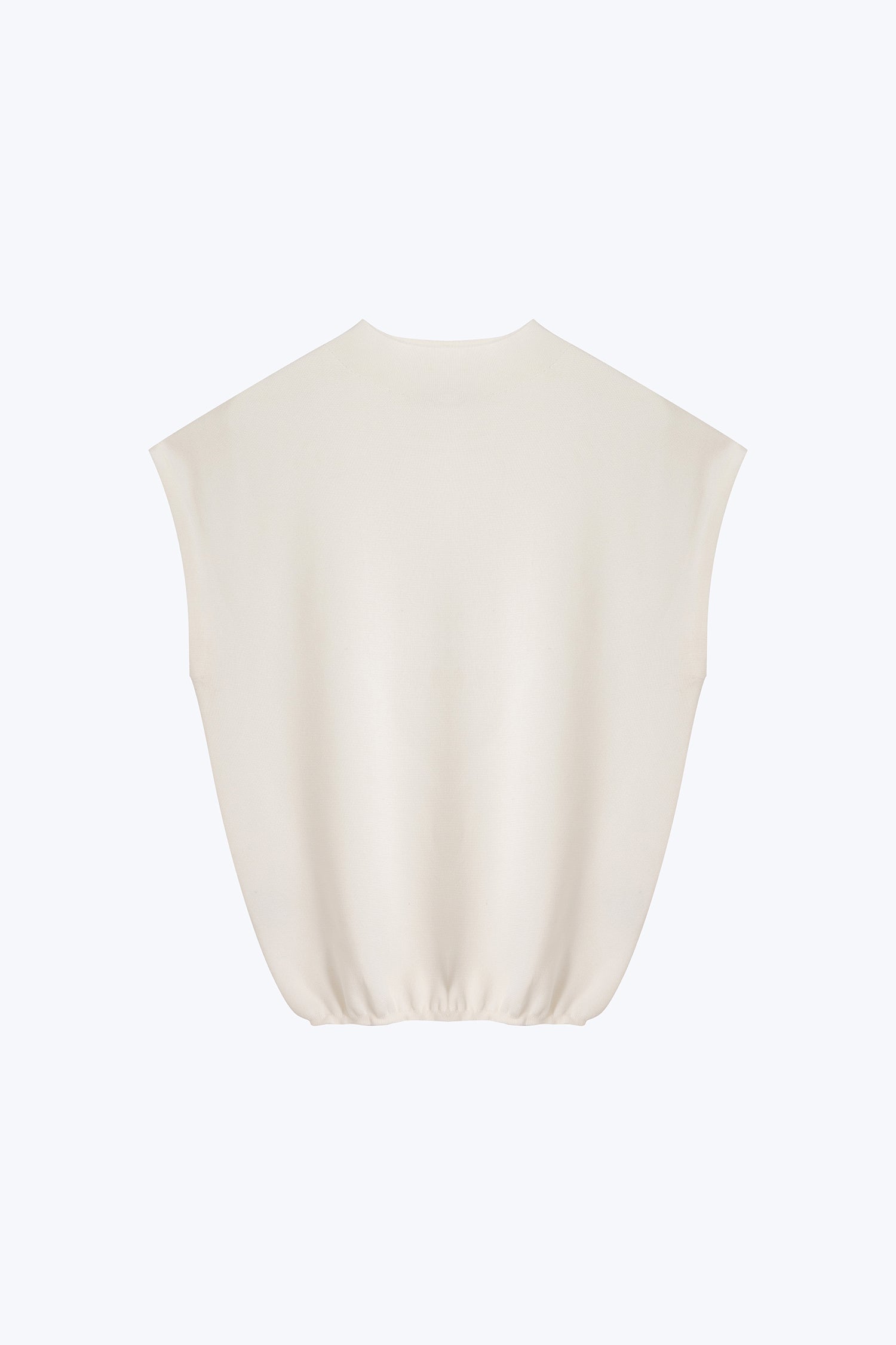 Knitted Cloud Top - Cream