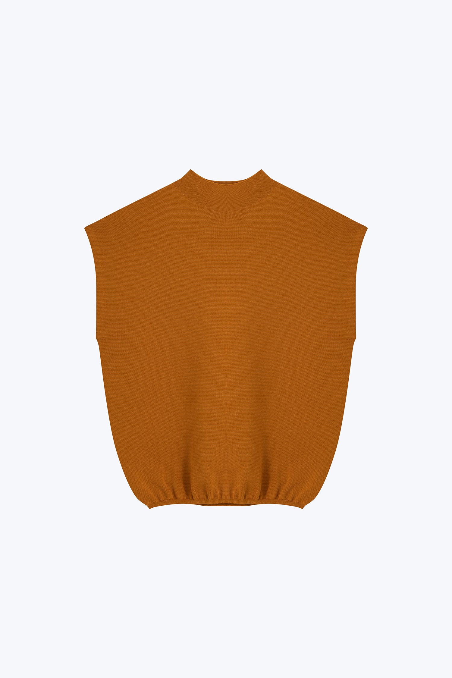 Knitted Cloud Top - Pumpkin