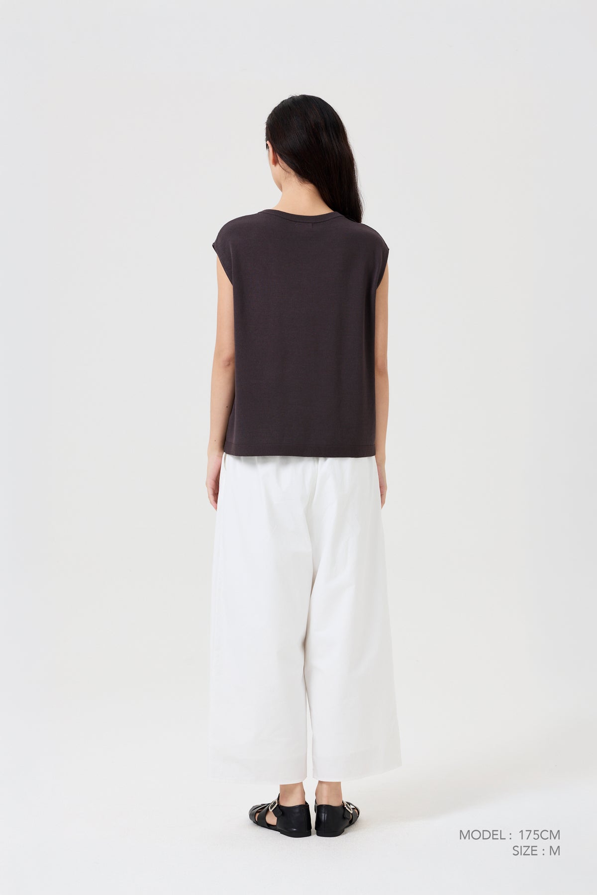 Knitted Vest - Hue Grey