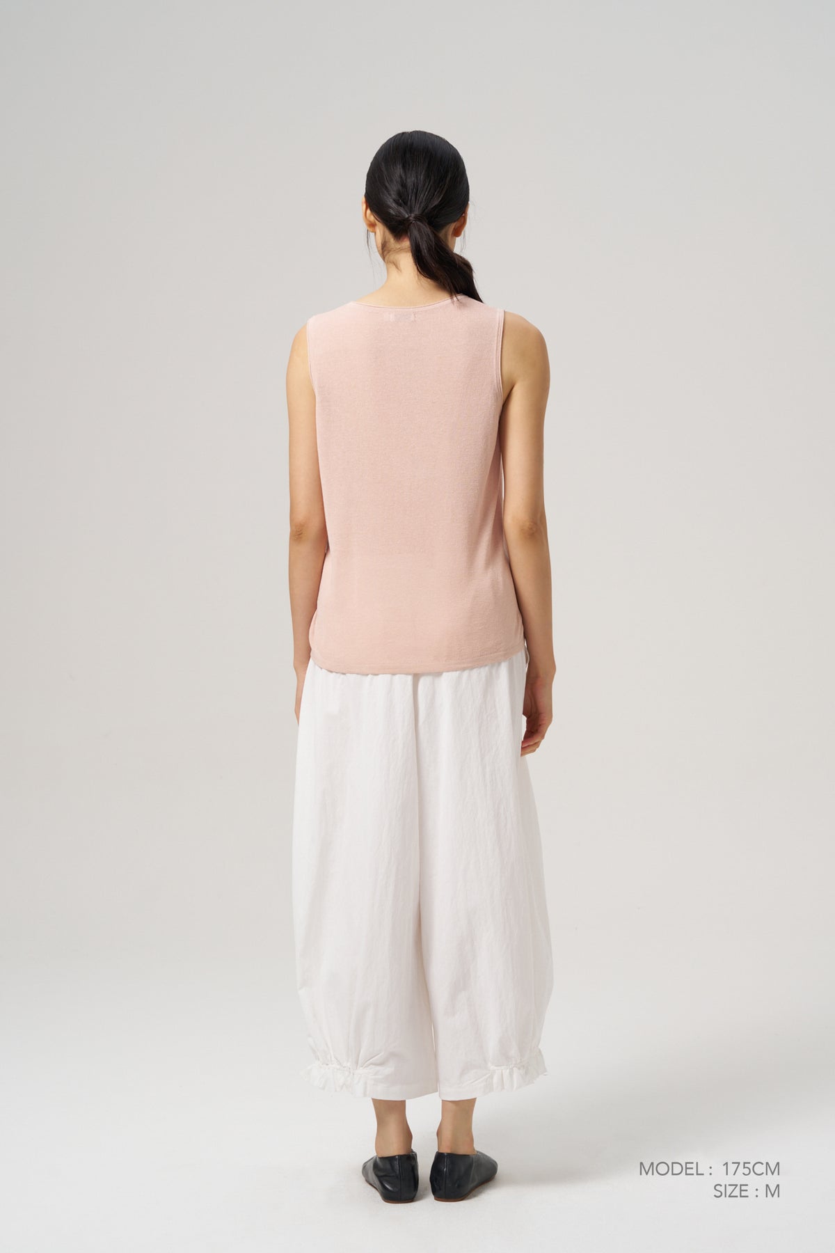 Knitted Sleeveless Top - Blush