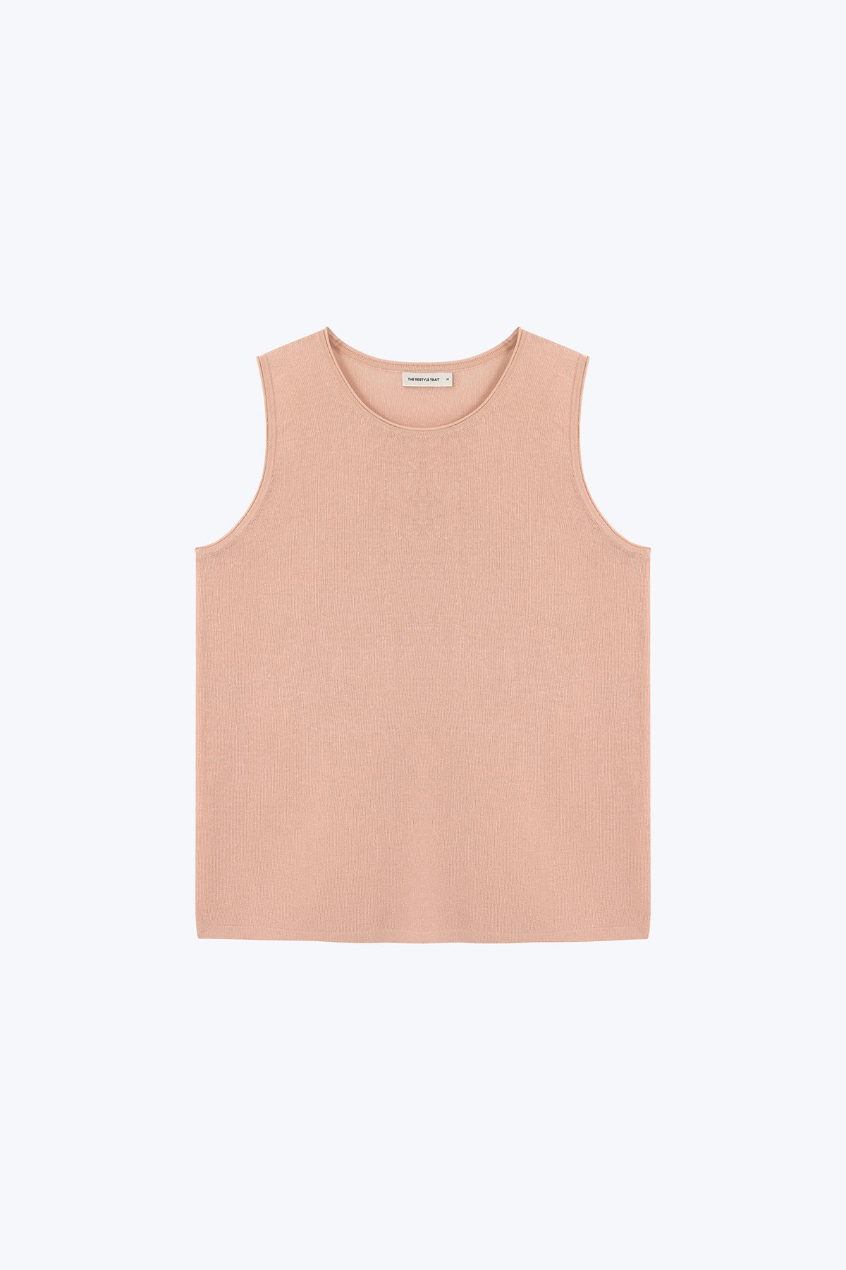 Knitted Sleeveless Top - Blush