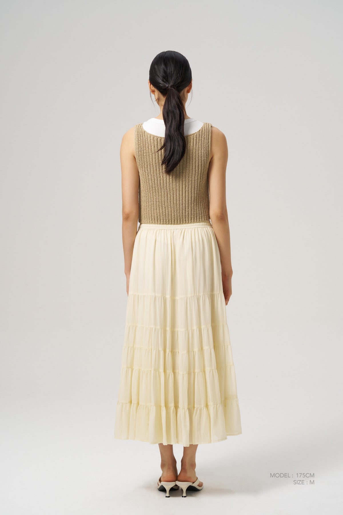 Knitted Vest - Sage