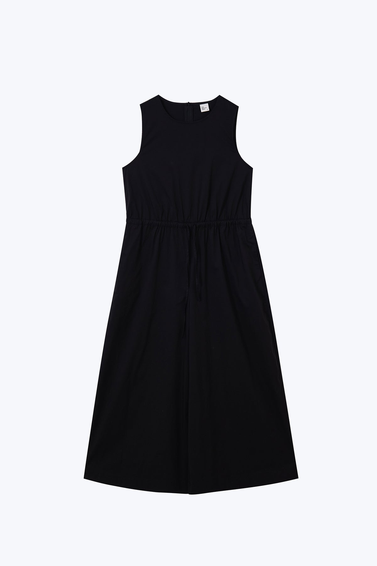 Drawstring Jumpsuit - Black