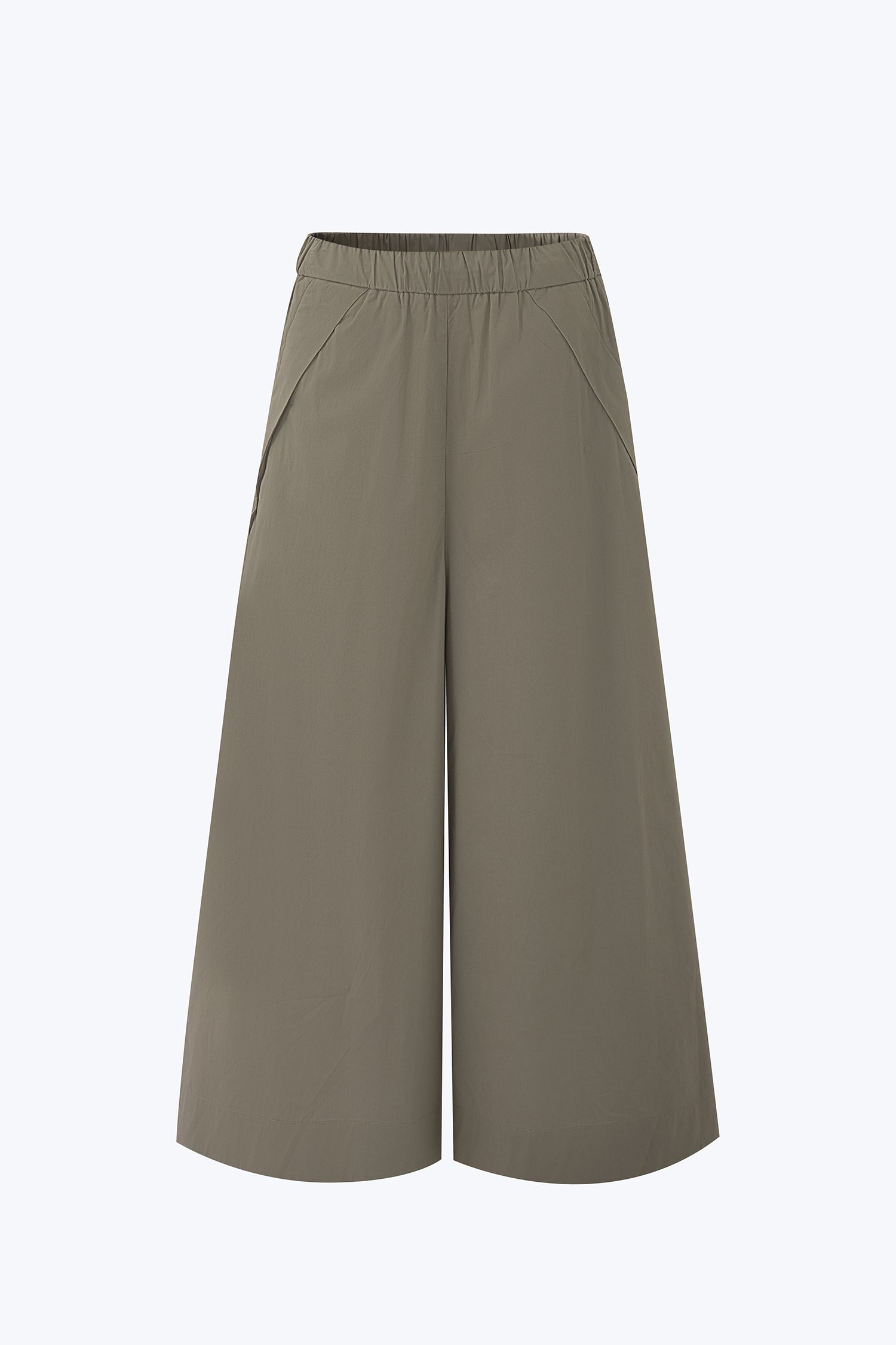 Flare Pants - Olive Green