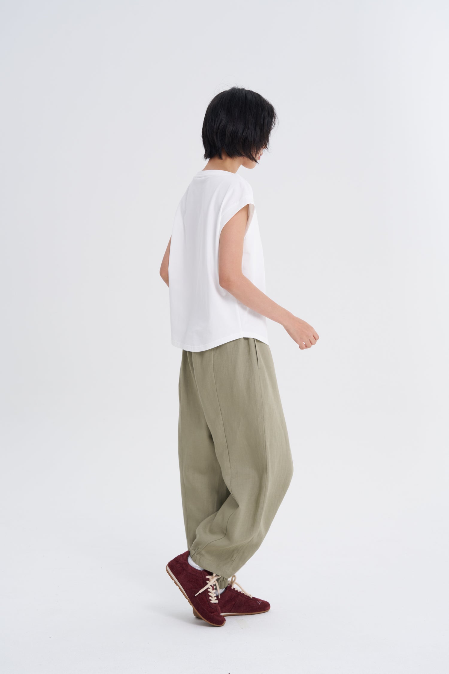 Drawstring Pants - Sage