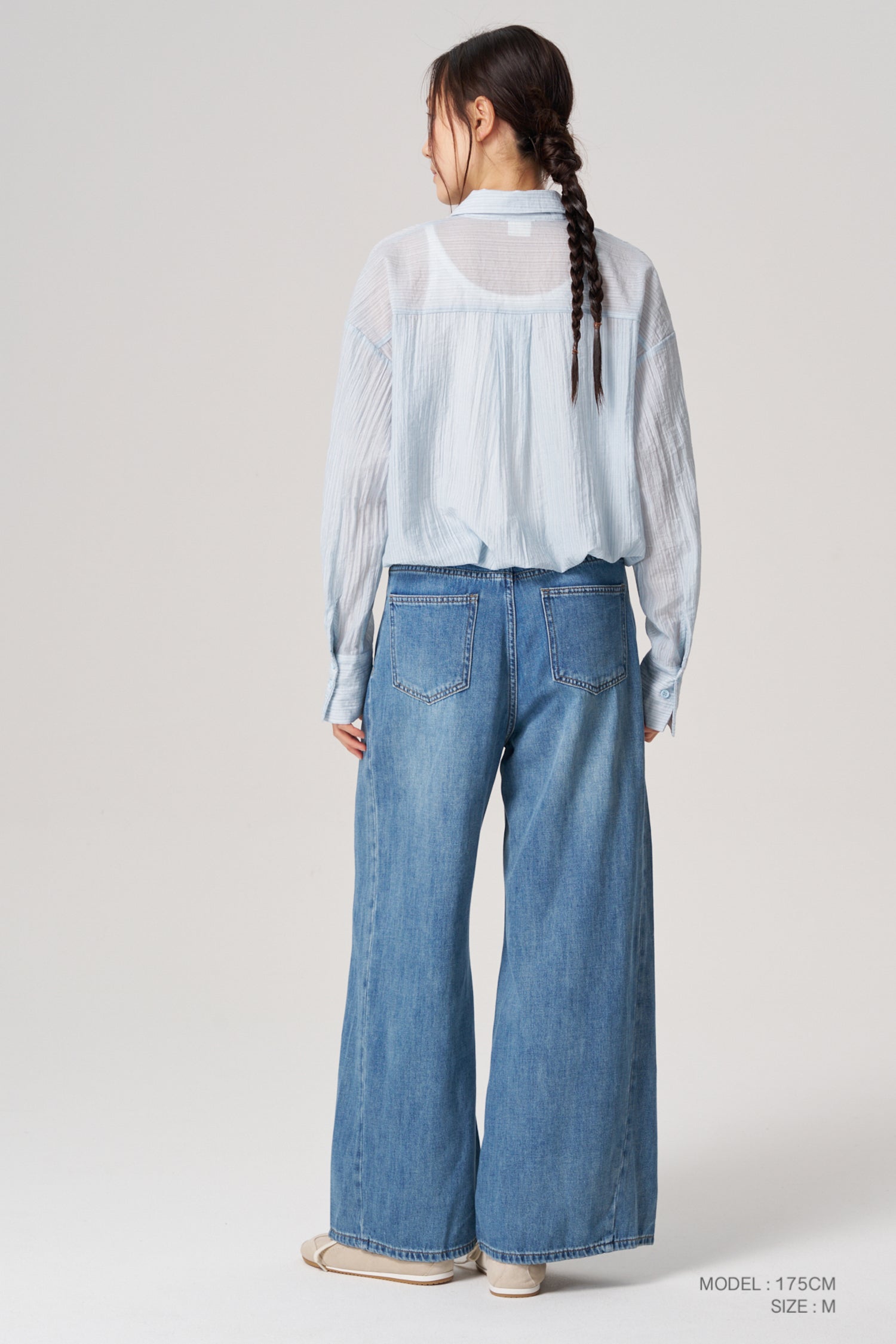 Wide Leg Jean - Denim