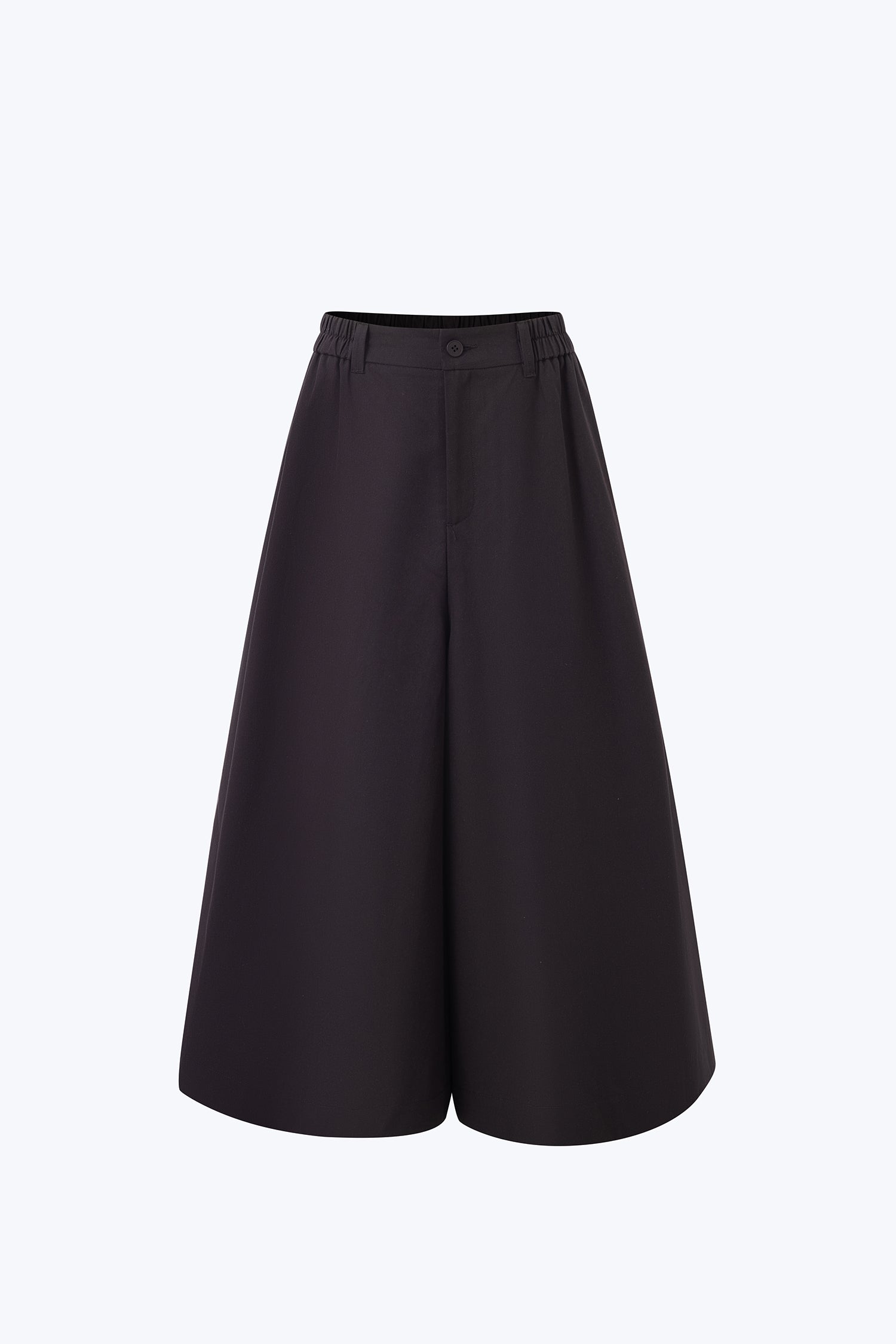 Wide-Legged Trousers - Black