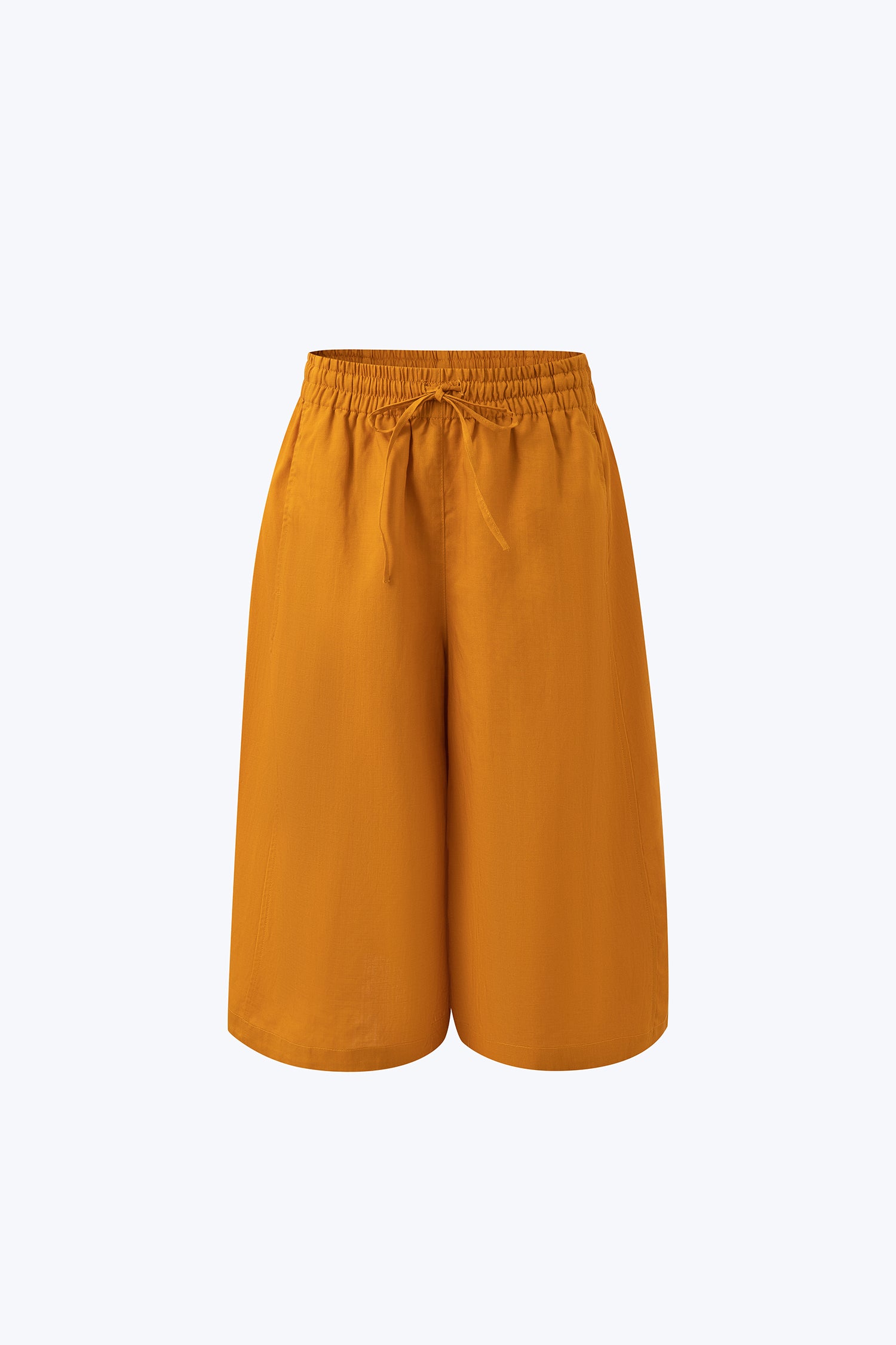 Drawstring Culottes - Pumpkin