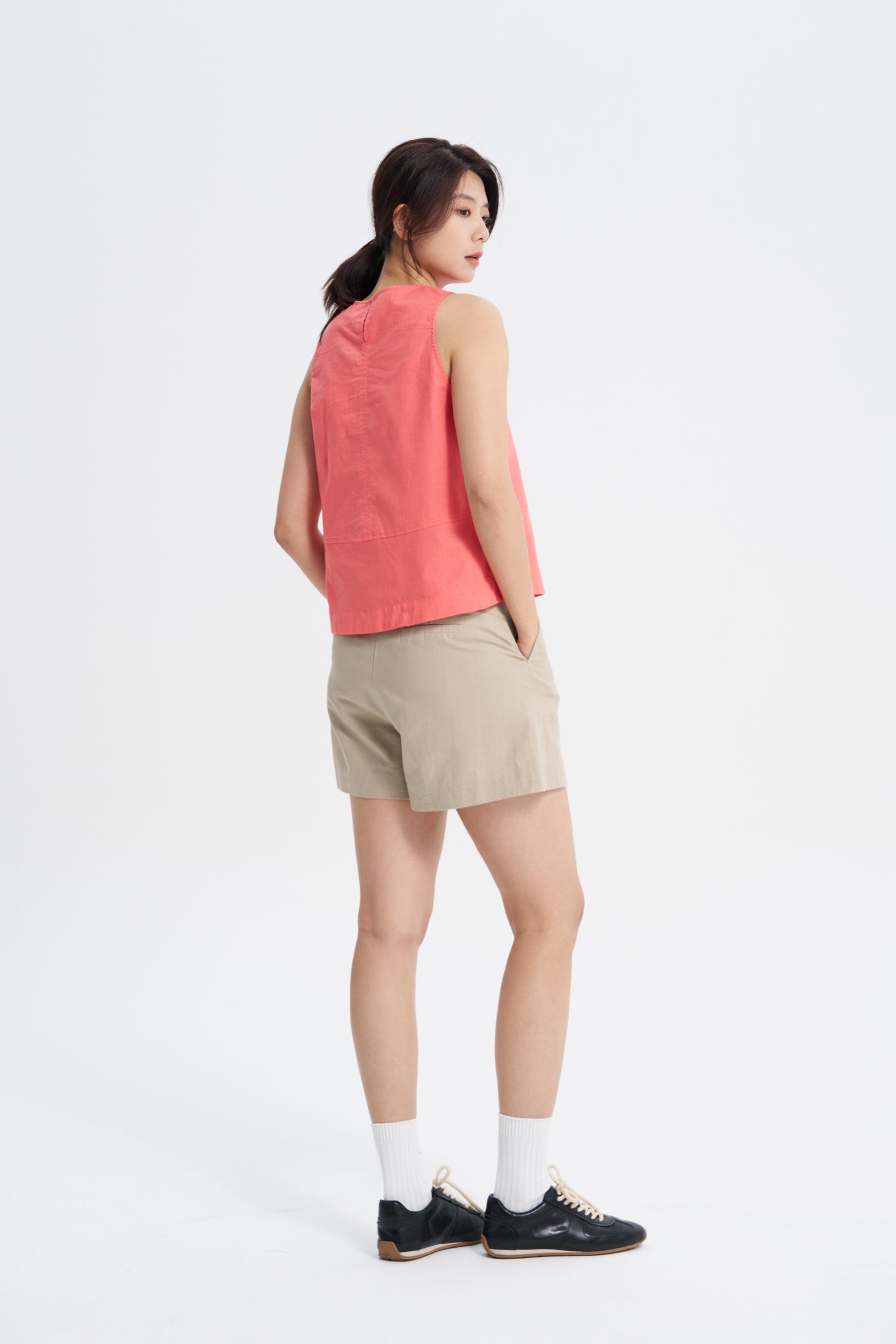 Belted Shorts - Khaki