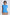 Knitted Colourblock Top - Blue