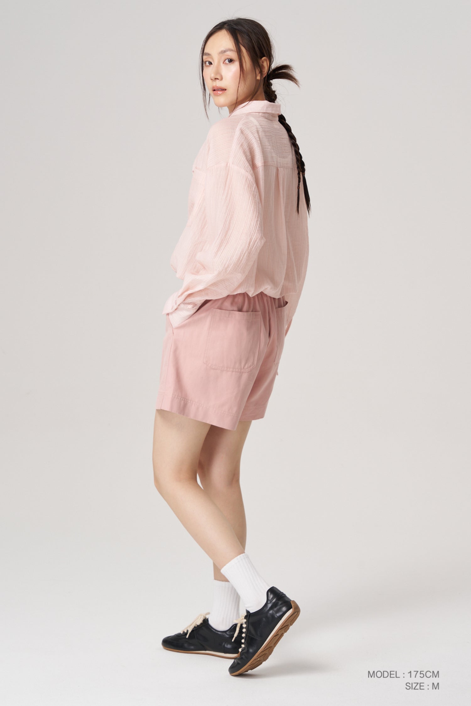 Drawstring Shorts - Blush