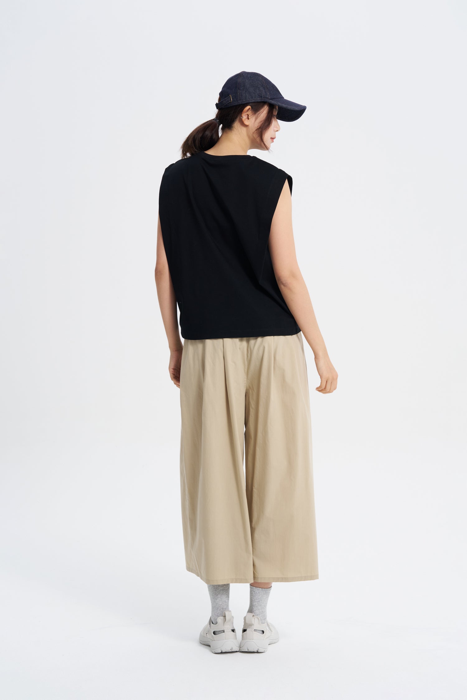 Pleated Pants - Khaki