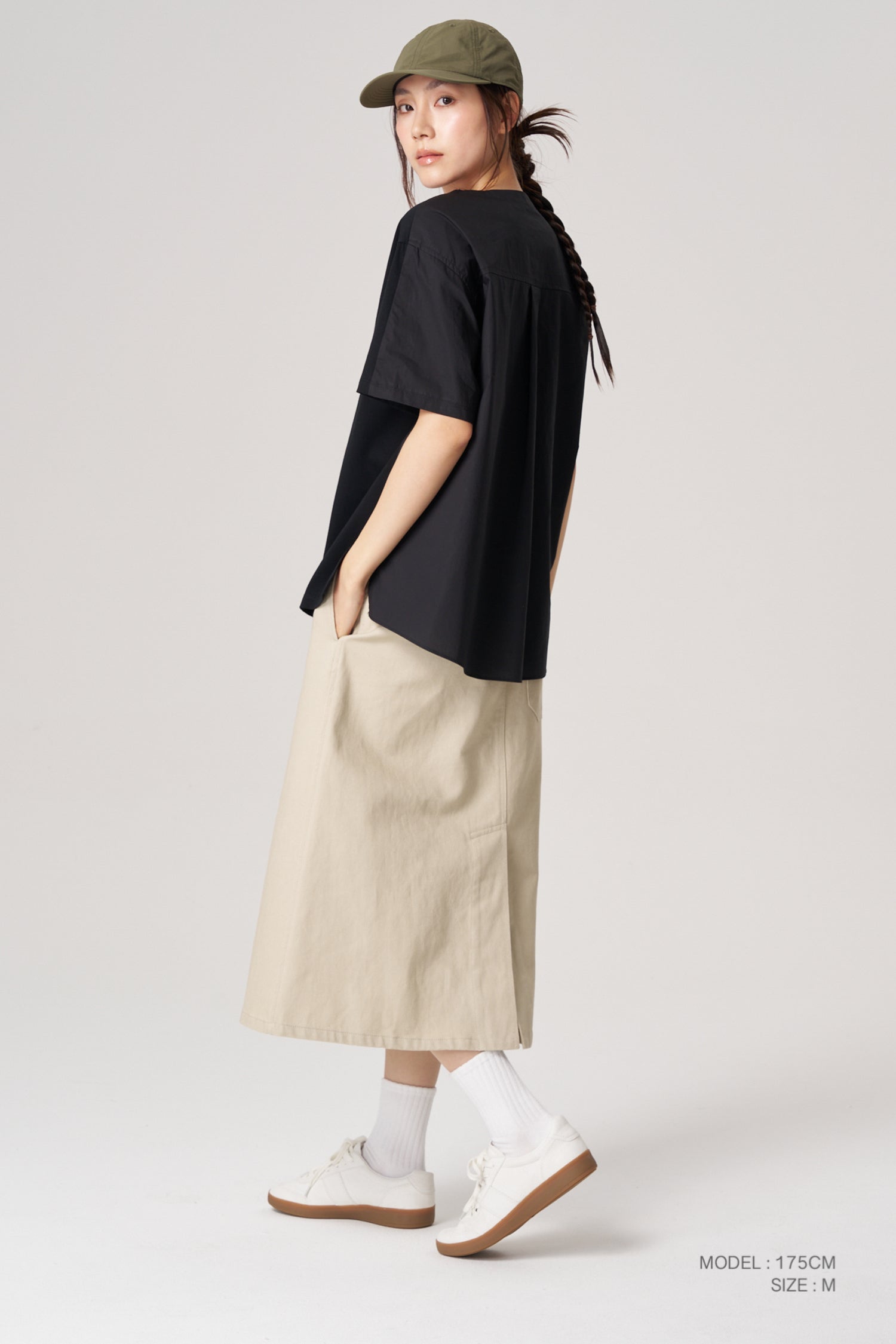 A-line Skirt - Sand
