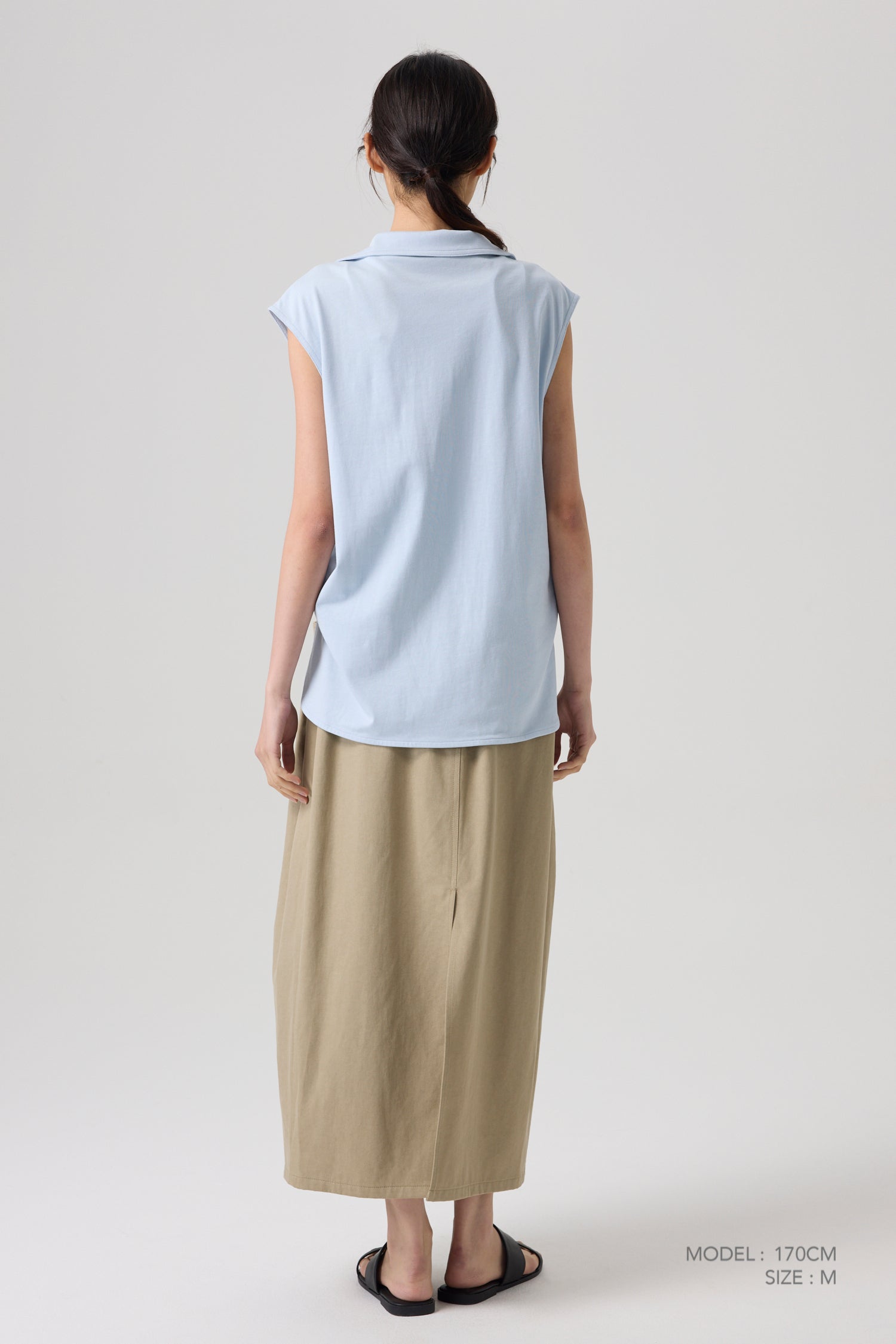 Pleated Cocoon Skirt - Cocoa