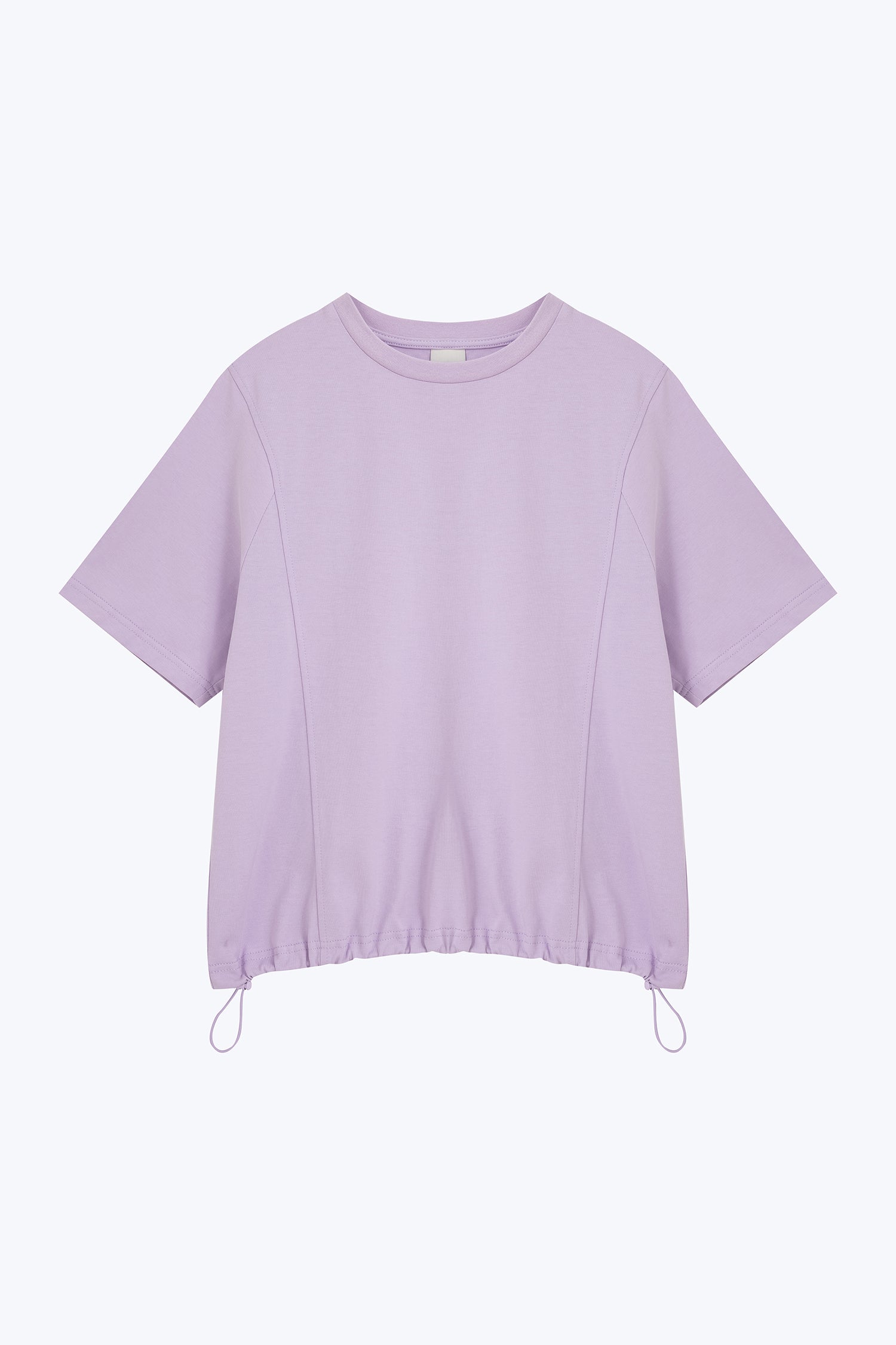 Drawcord Hem Tee - Lavender