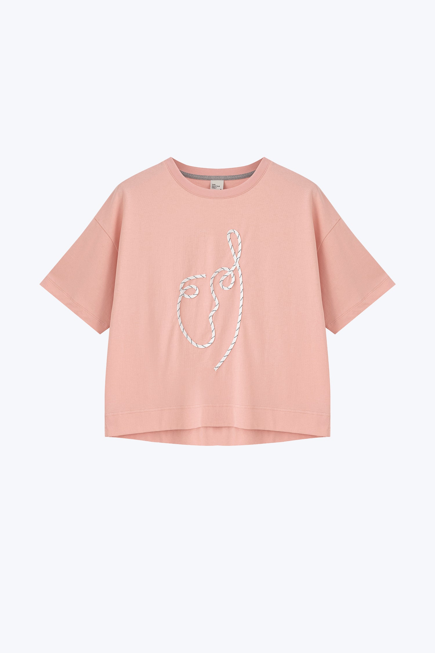 Rope Line Tee - Blush