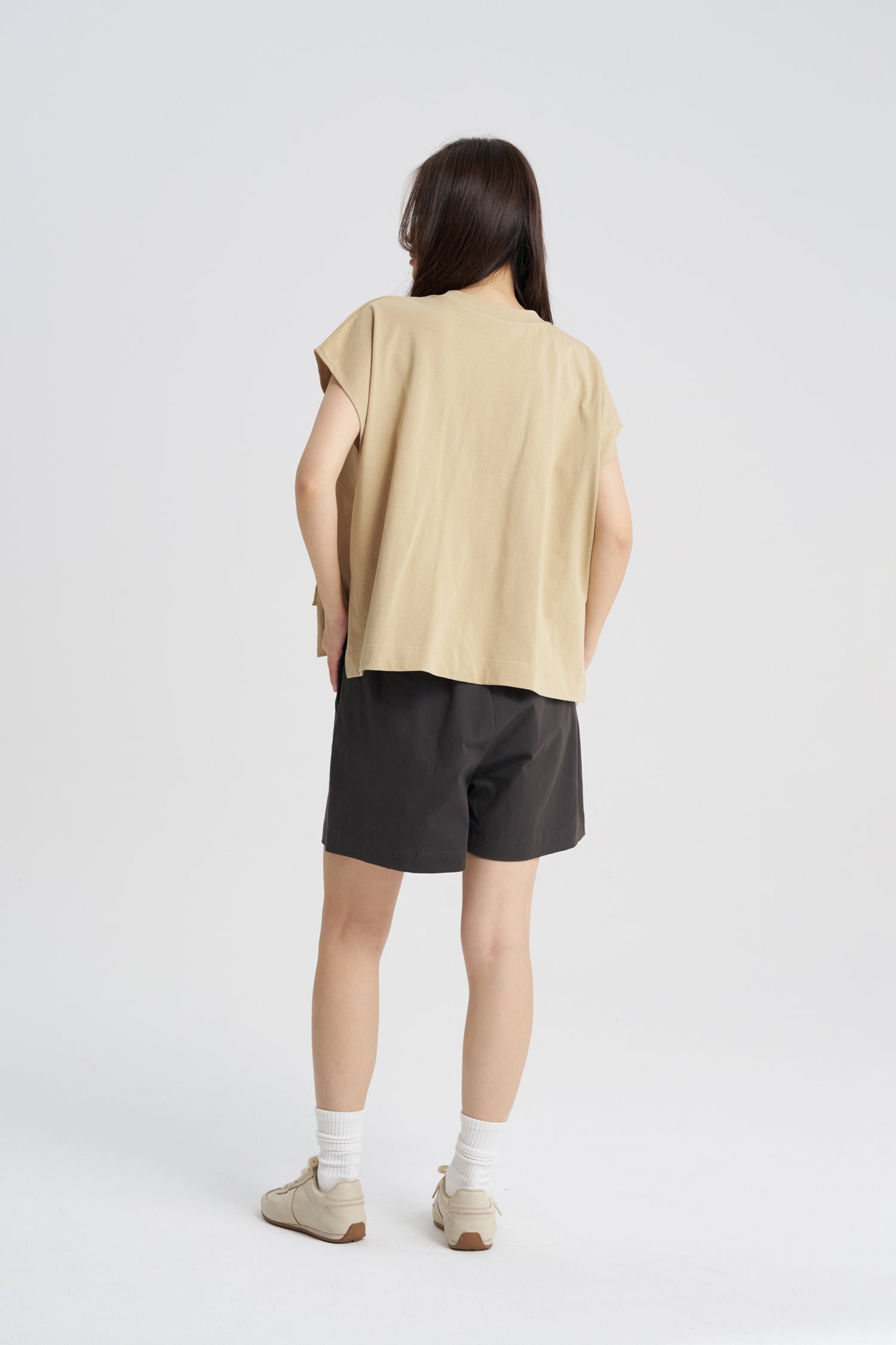 Patch Pocket Tee - Khaki