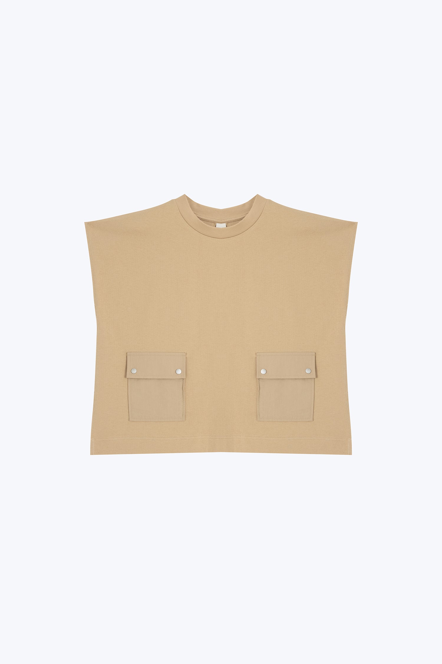 Patch Pocket Tee - Khaki